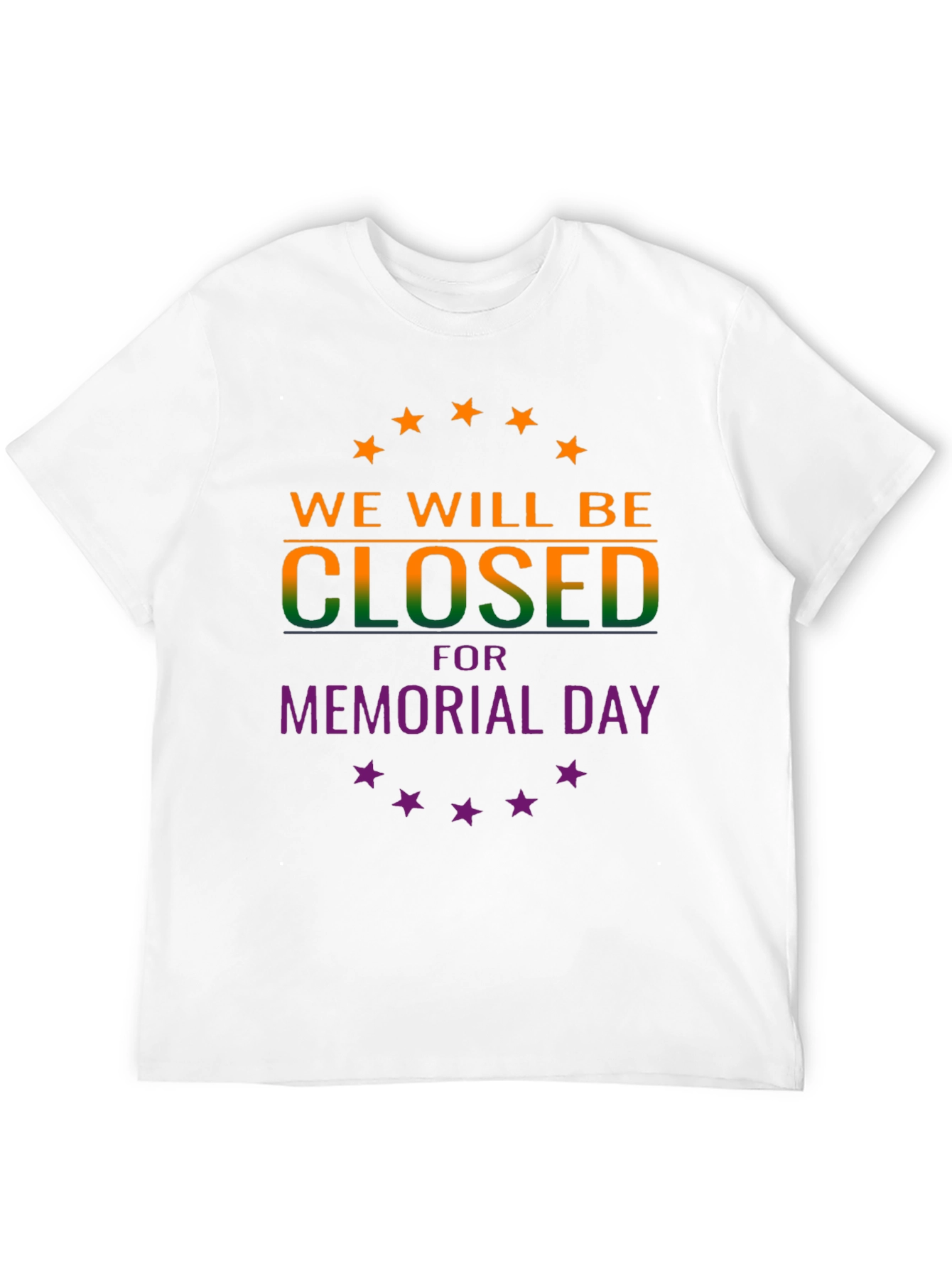 Memorial Day Closed T-Shirt