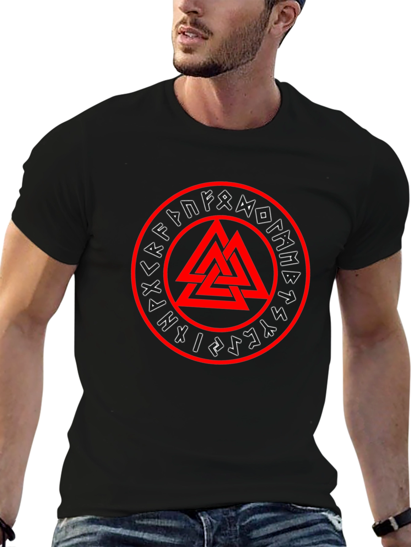 Viking Valhalla Symbol Graphic T-Shirt