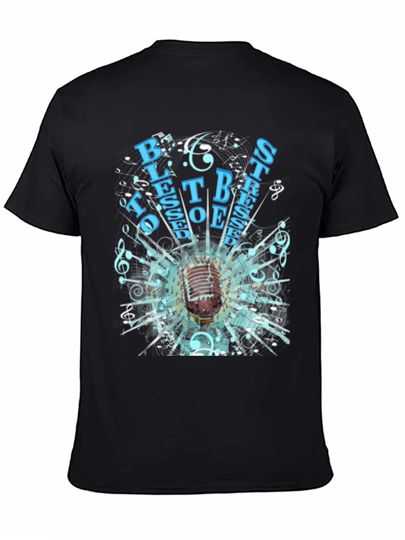 Retro Microphone Graphic T-Shirt