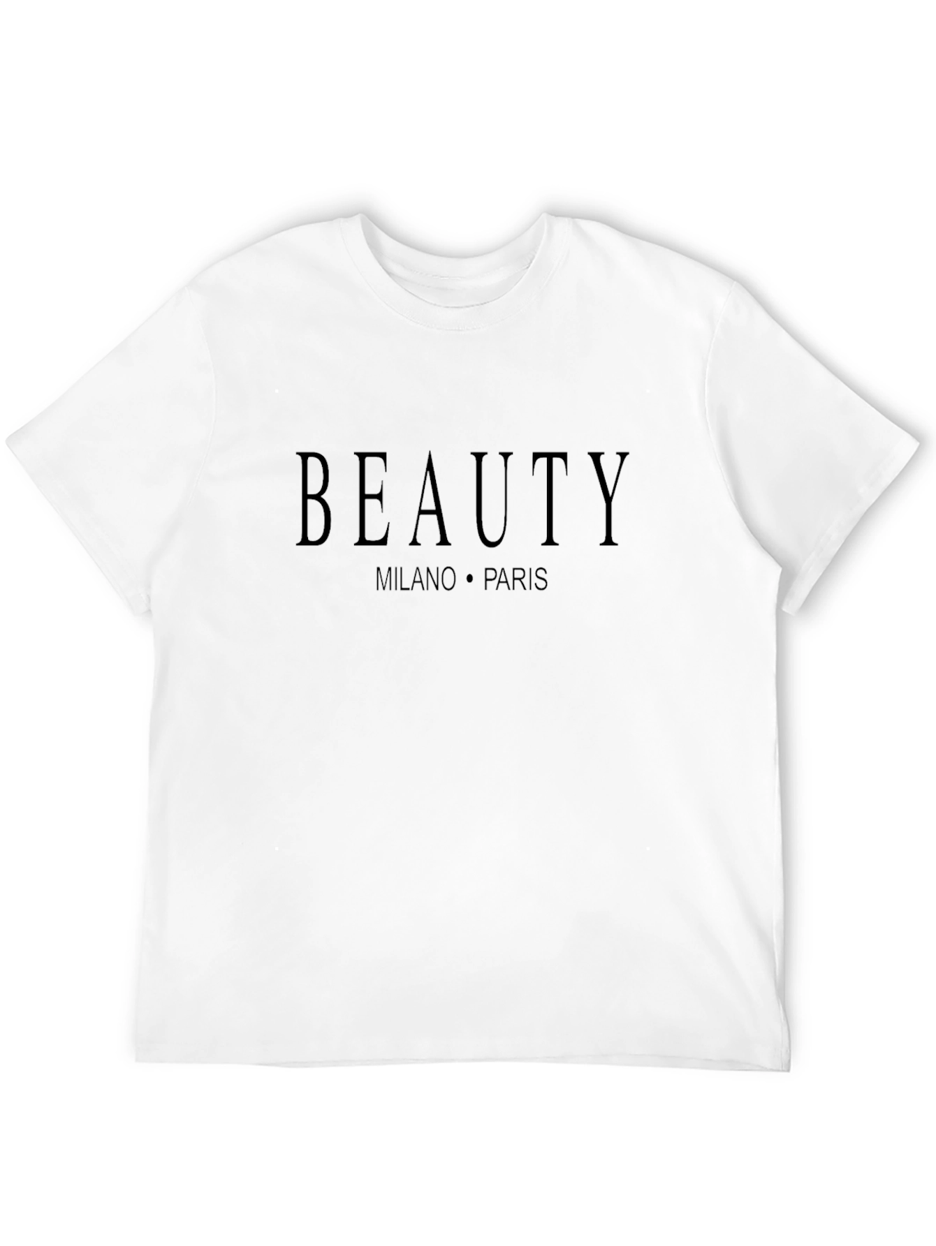 Beauty Milano Paris Graphic Tee - Stylish Cotton T-Shirt