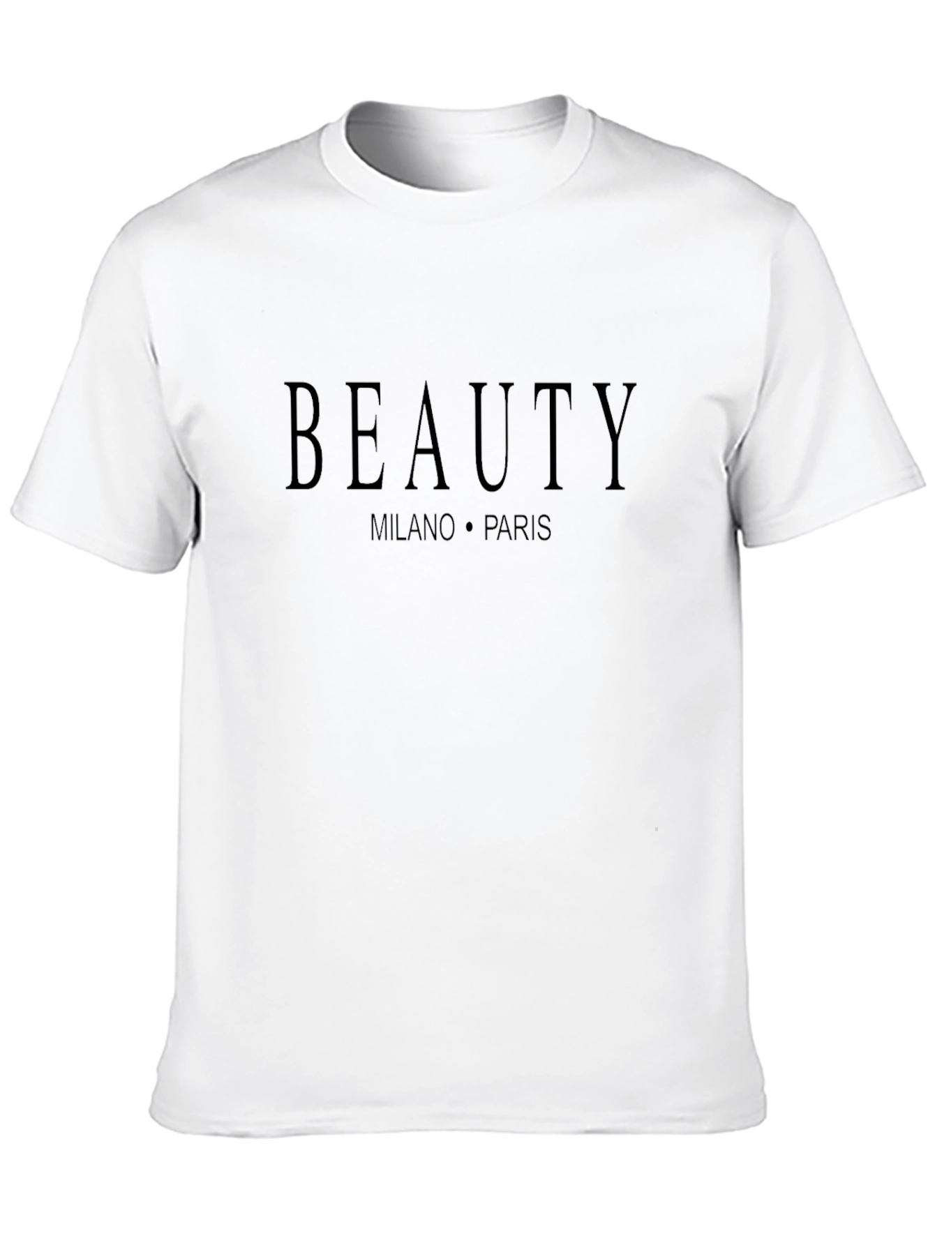 Beauty Milano Paris Graphic Tee - Stylish Cotton T-Shirt