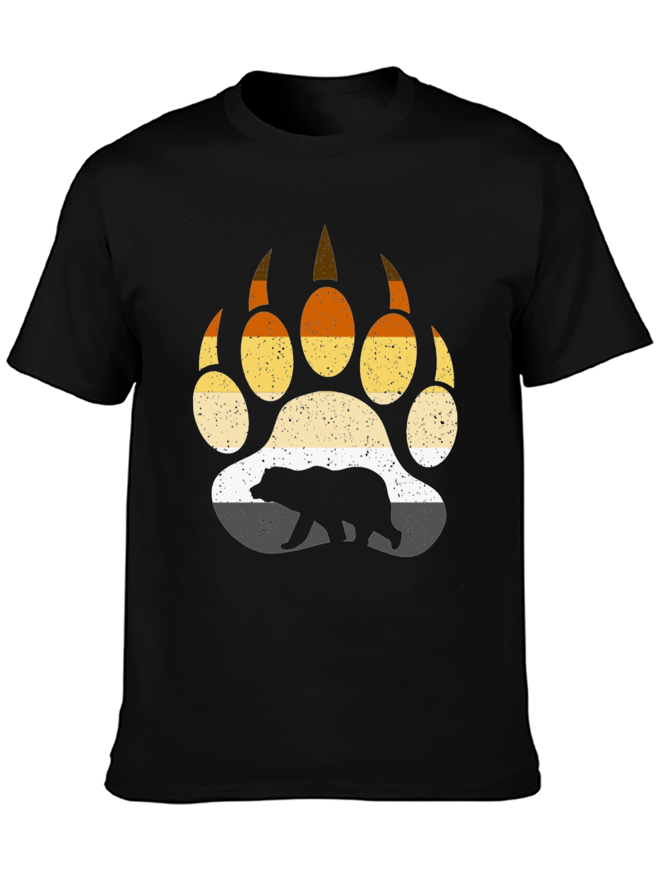 Bear Pride Paw Print T-Shirt