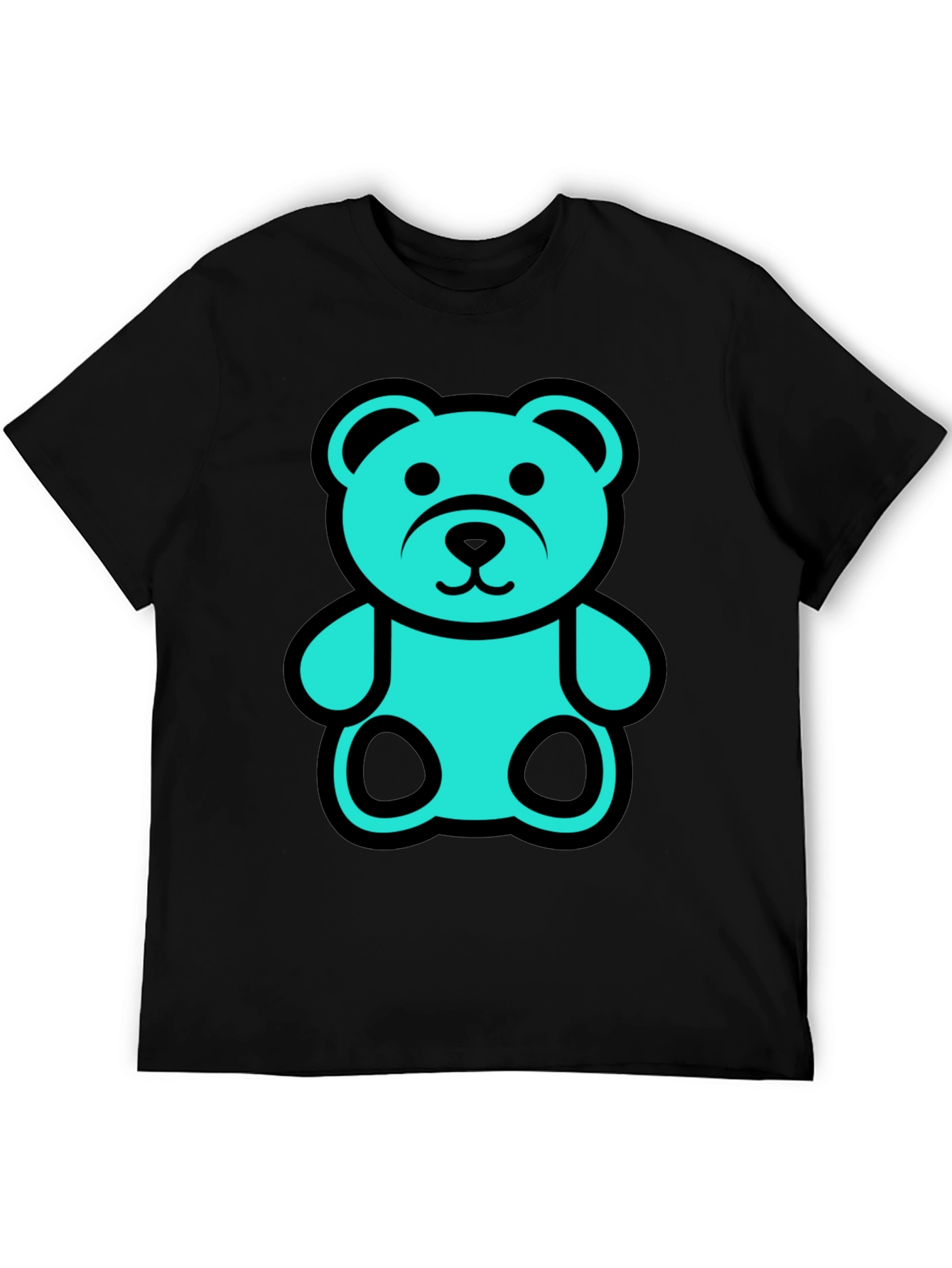 Bear Graphic Tee - Black Unisex T-Shirt