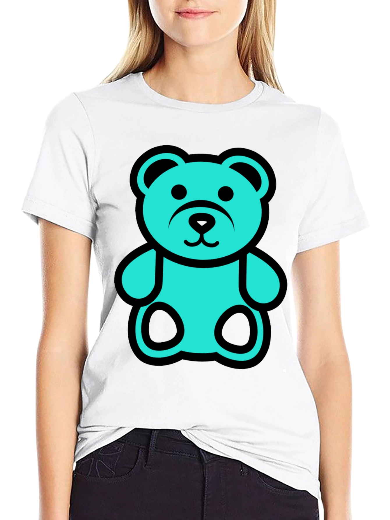 Bear Graphic Tee - Black Unisex T-Shirt