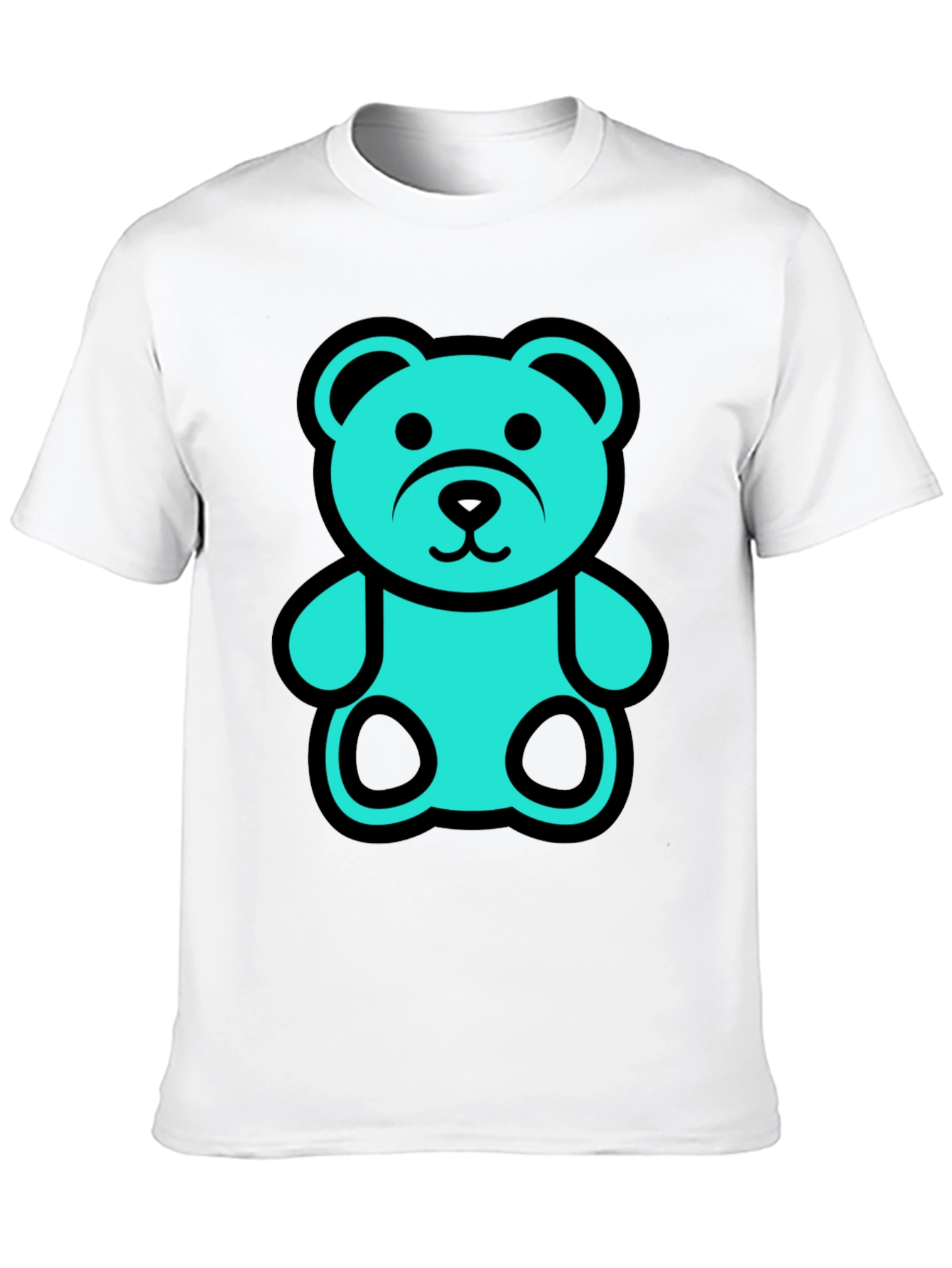 Bear Graphic Tee - Black Unisex T-Shirt