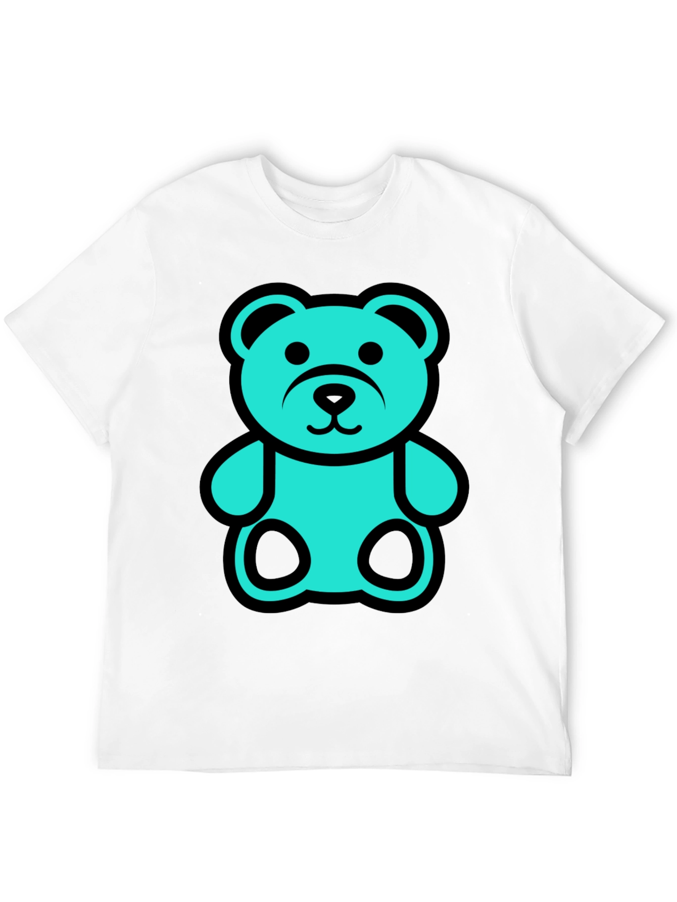 Bear Graphic Tee - Black Unisex T-Shirt