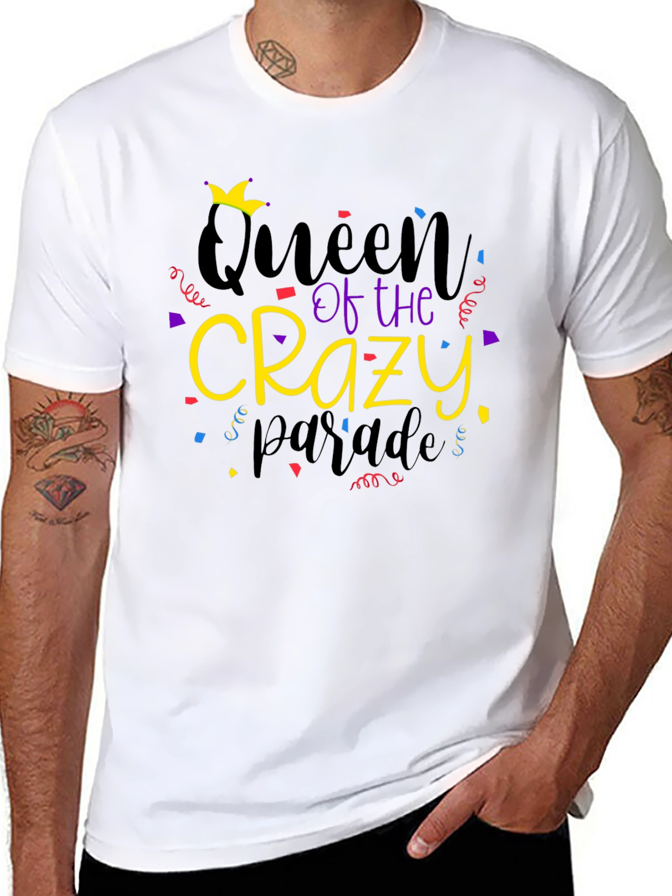 Queen of The Crazy Parade Graphic T-Shirt