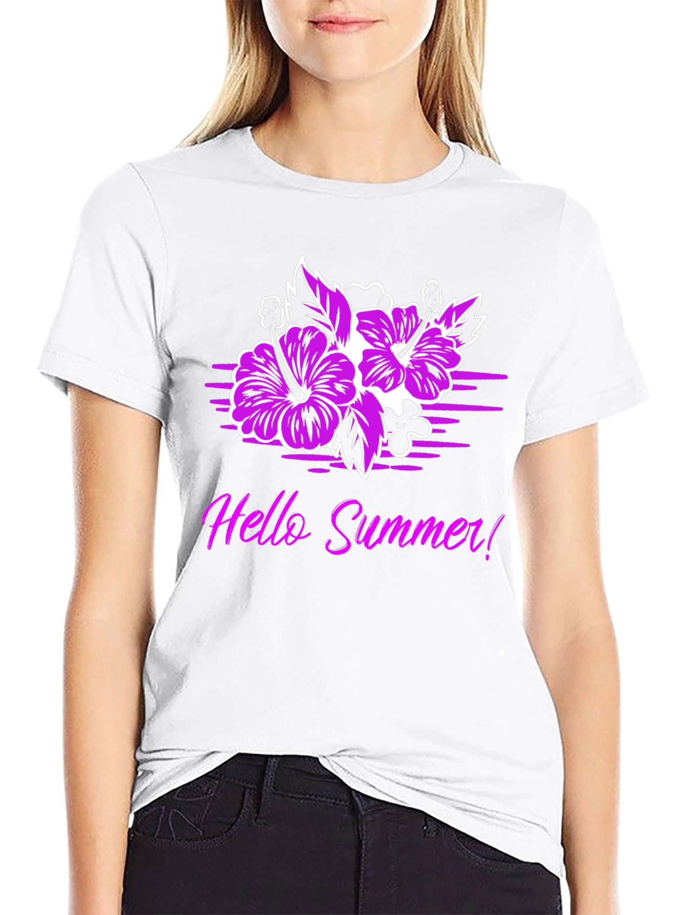Hello Summer Floral T-Shirt