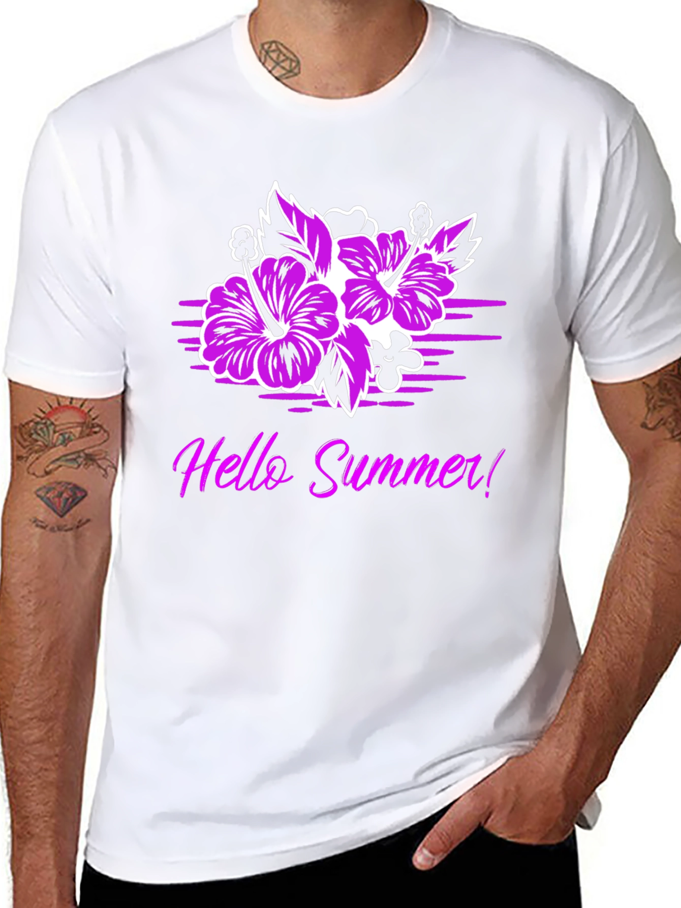 Hello Summer Floral T-Shirt