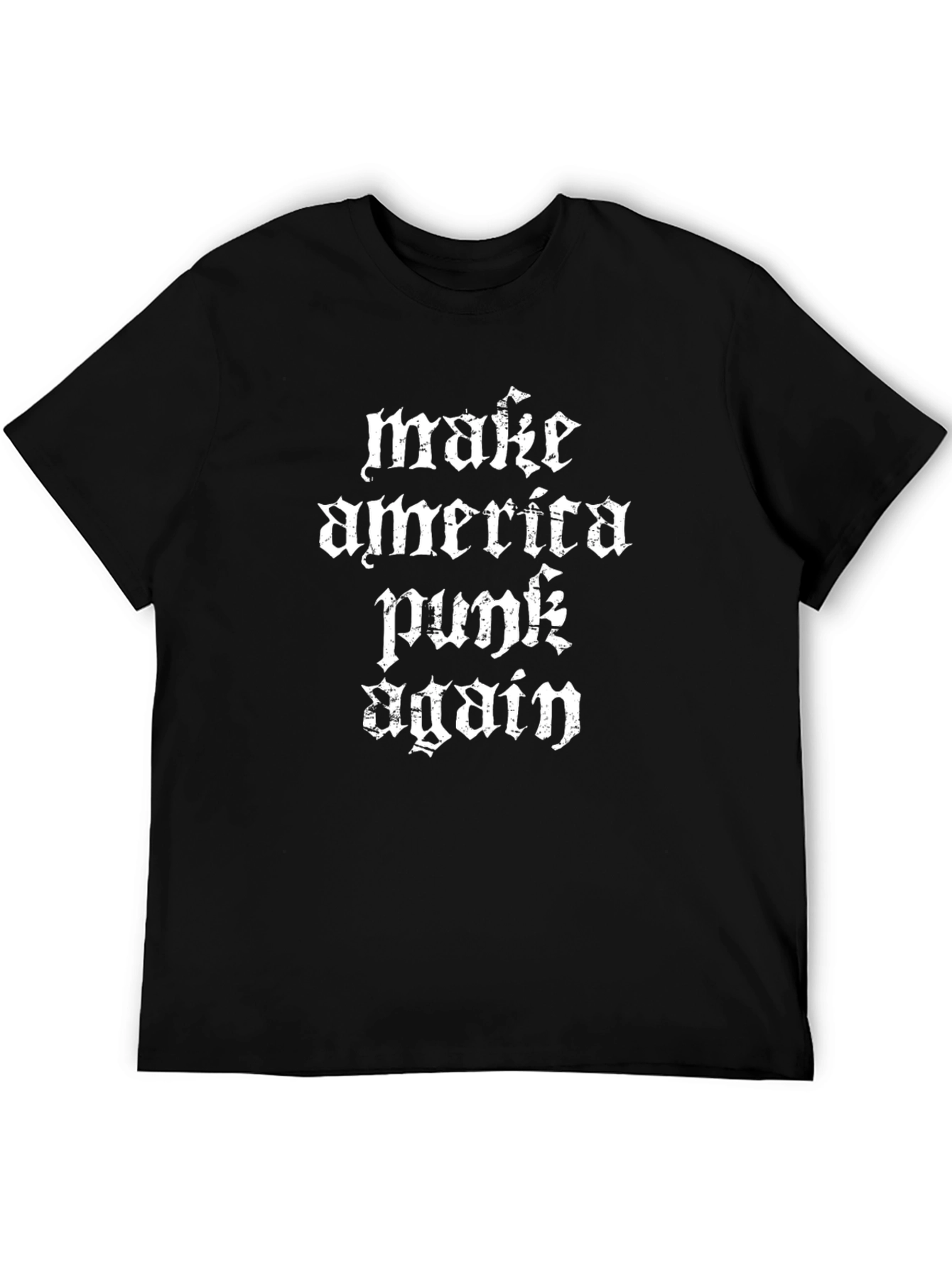 Make America Punk Again Black Graphic Tee