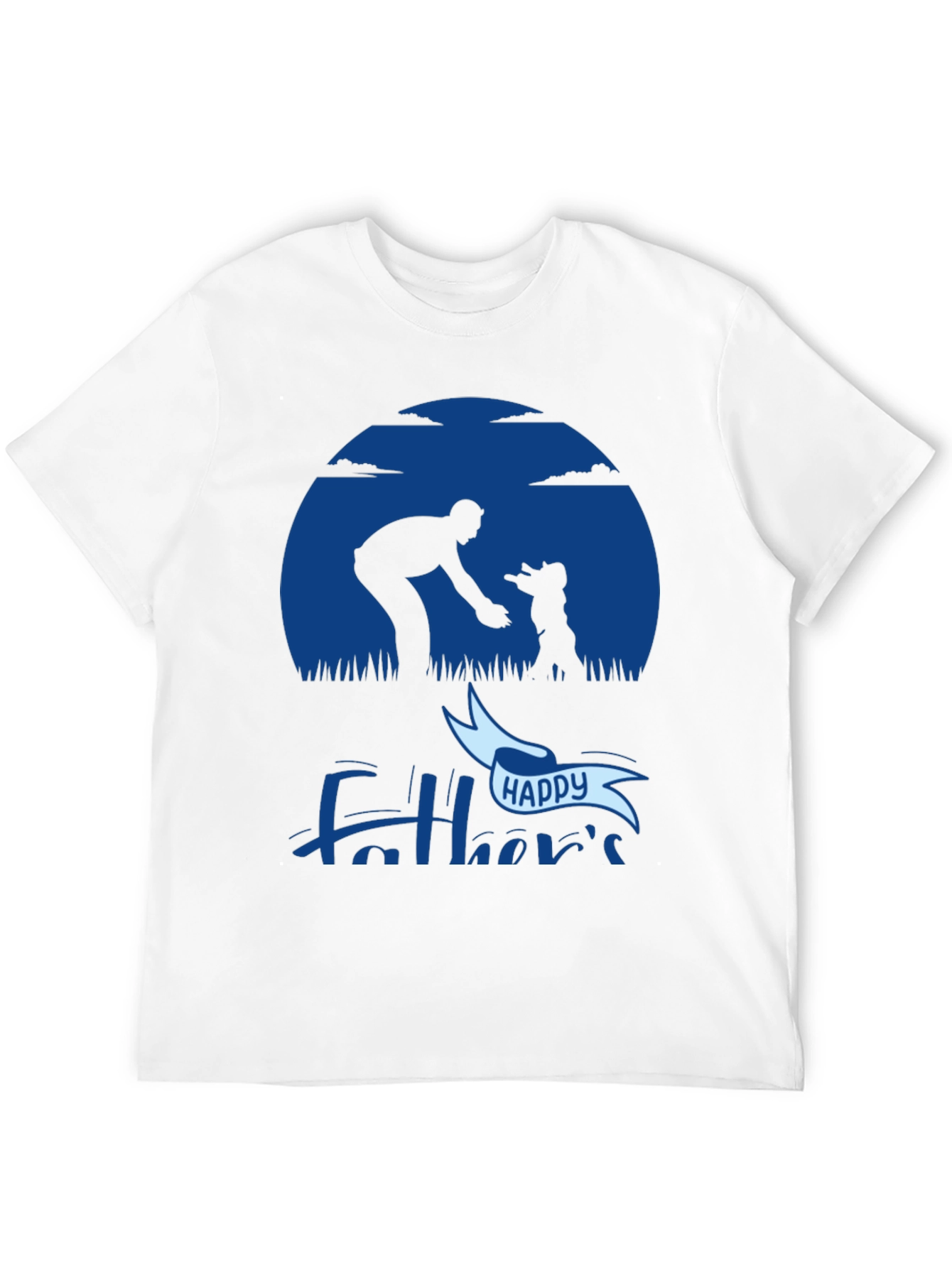 Happy Fathers Day Black T-Shirt