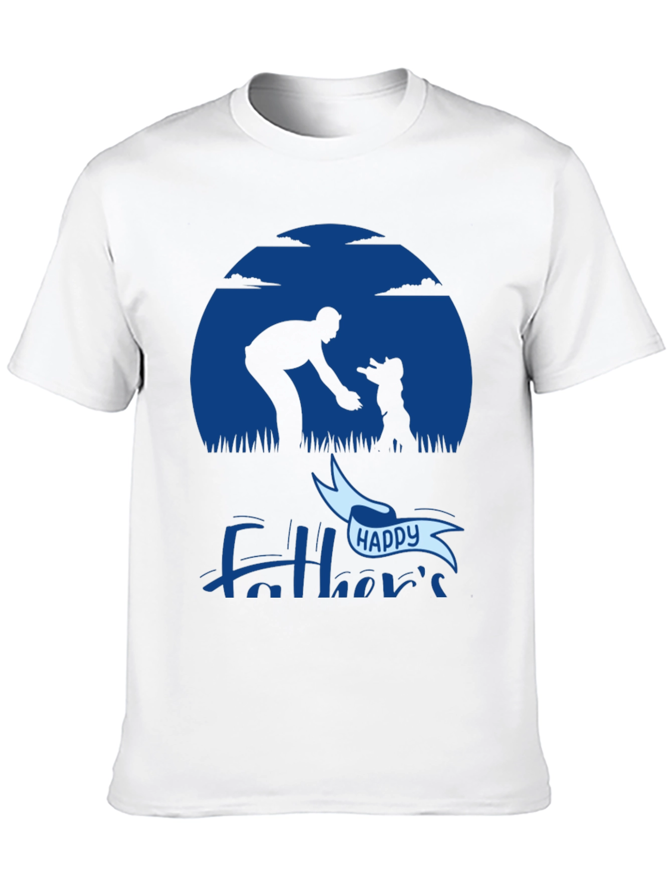 Happy Fathers Day Black T-Shirt