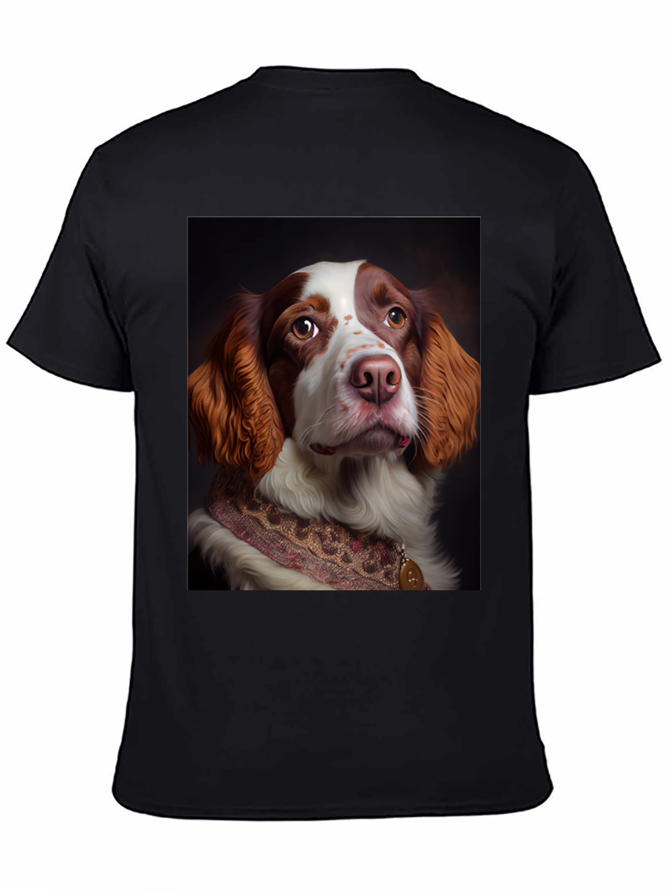 Dog Portrait T-Shirt - Elegant Canine Design