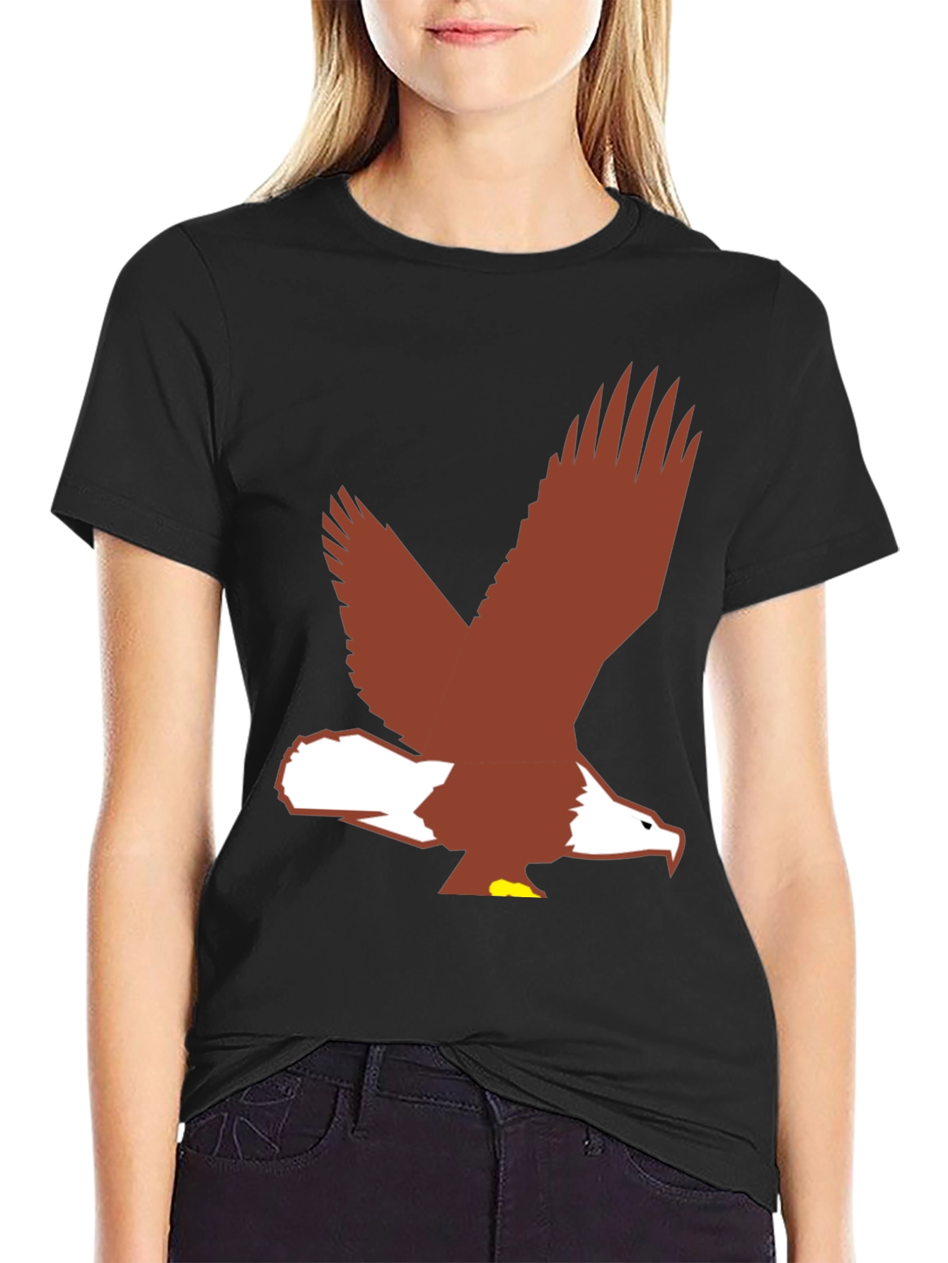 Black Eagle Graphic Tee - Stylish & Bold