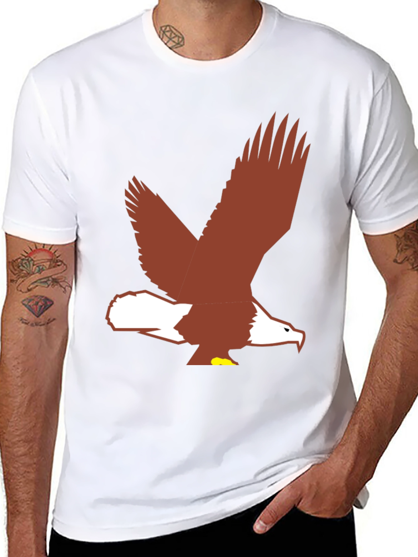 Black Eagle Graphic Tee - Stylish & Bold