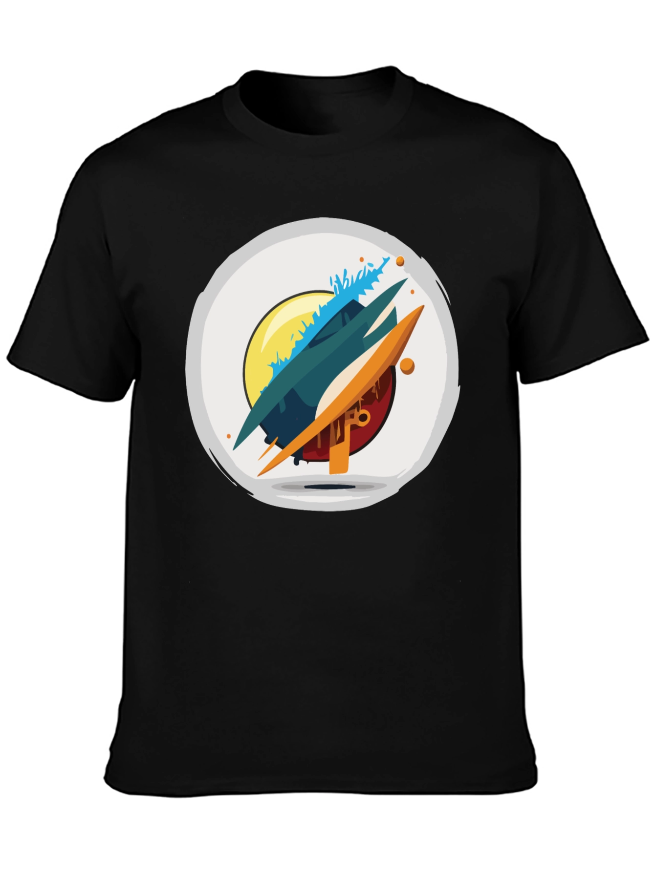 Abstract Graphic T-Shirt - Modern Art Tee