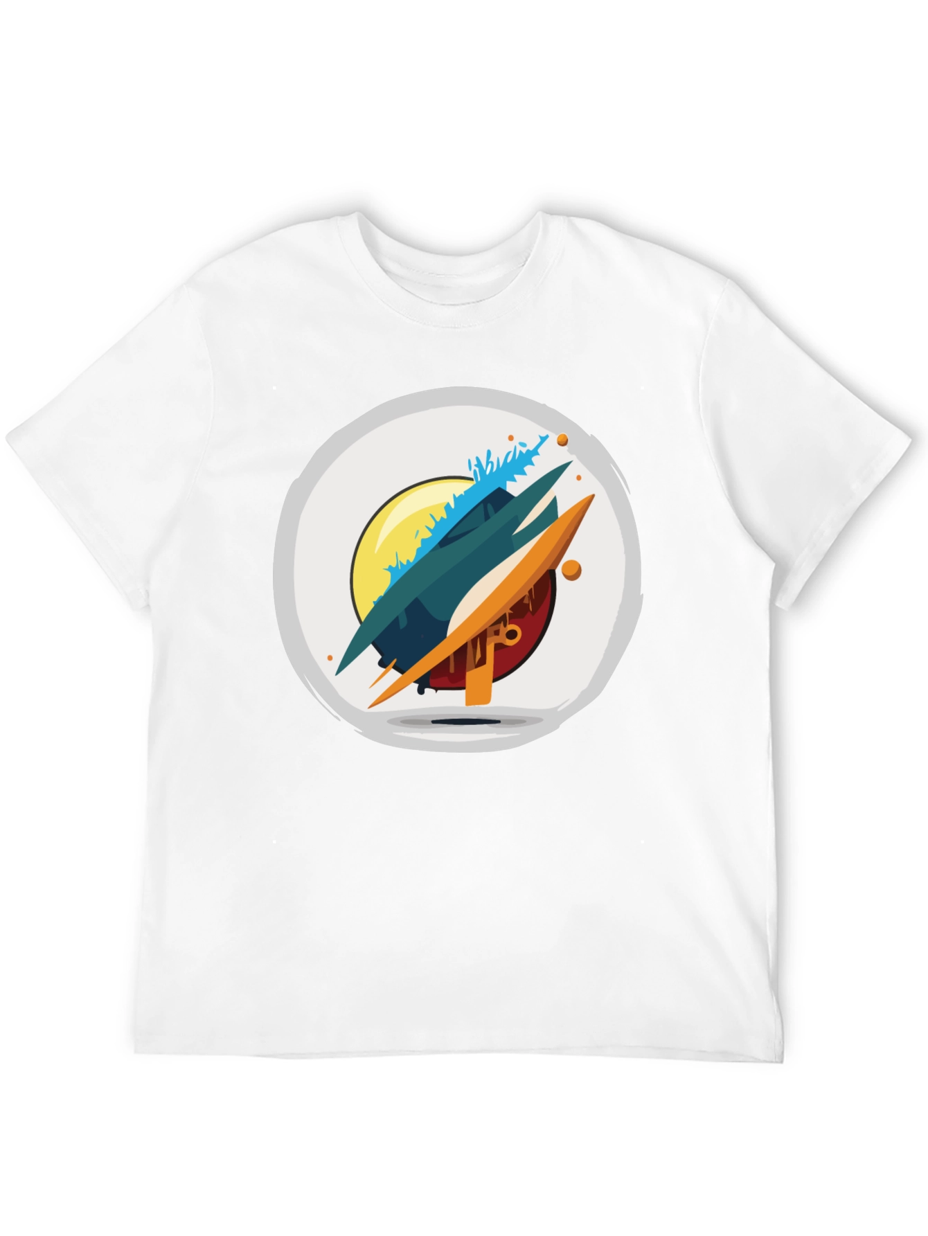 Abstract Graphic T-Shirt - Modern Art Tee