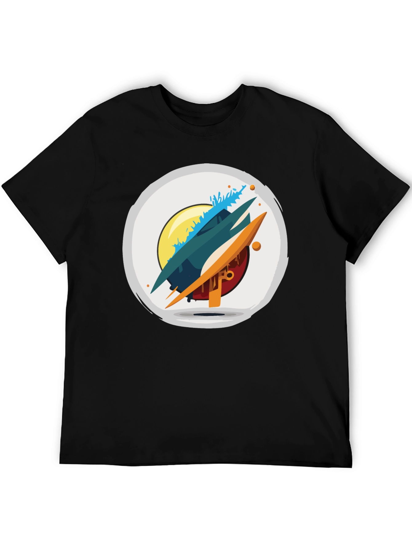 Abstract Graphic T-Shirt - Modern Art Tee