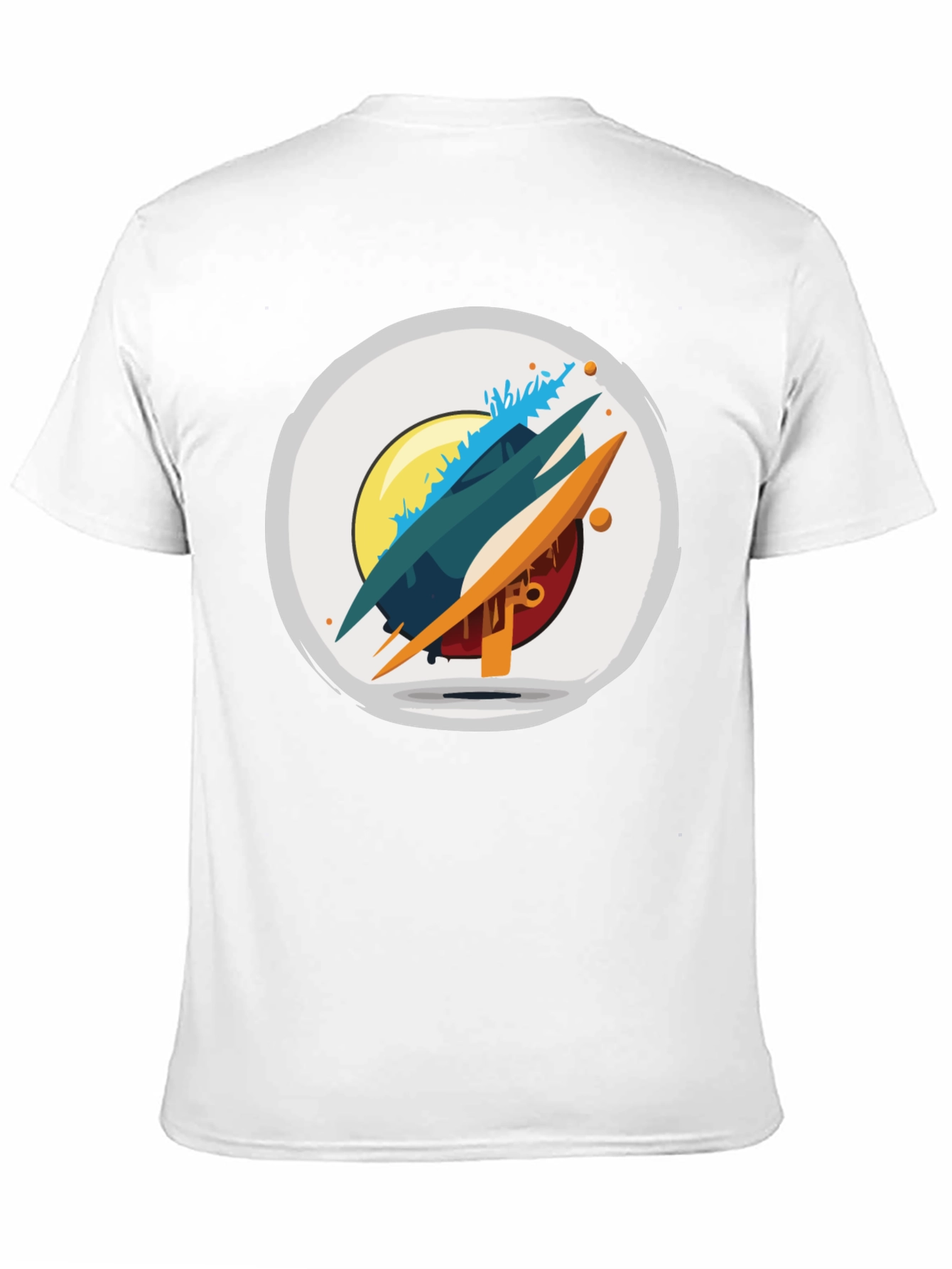 Abstract Graphic T-Shirt - Modern Art Tee