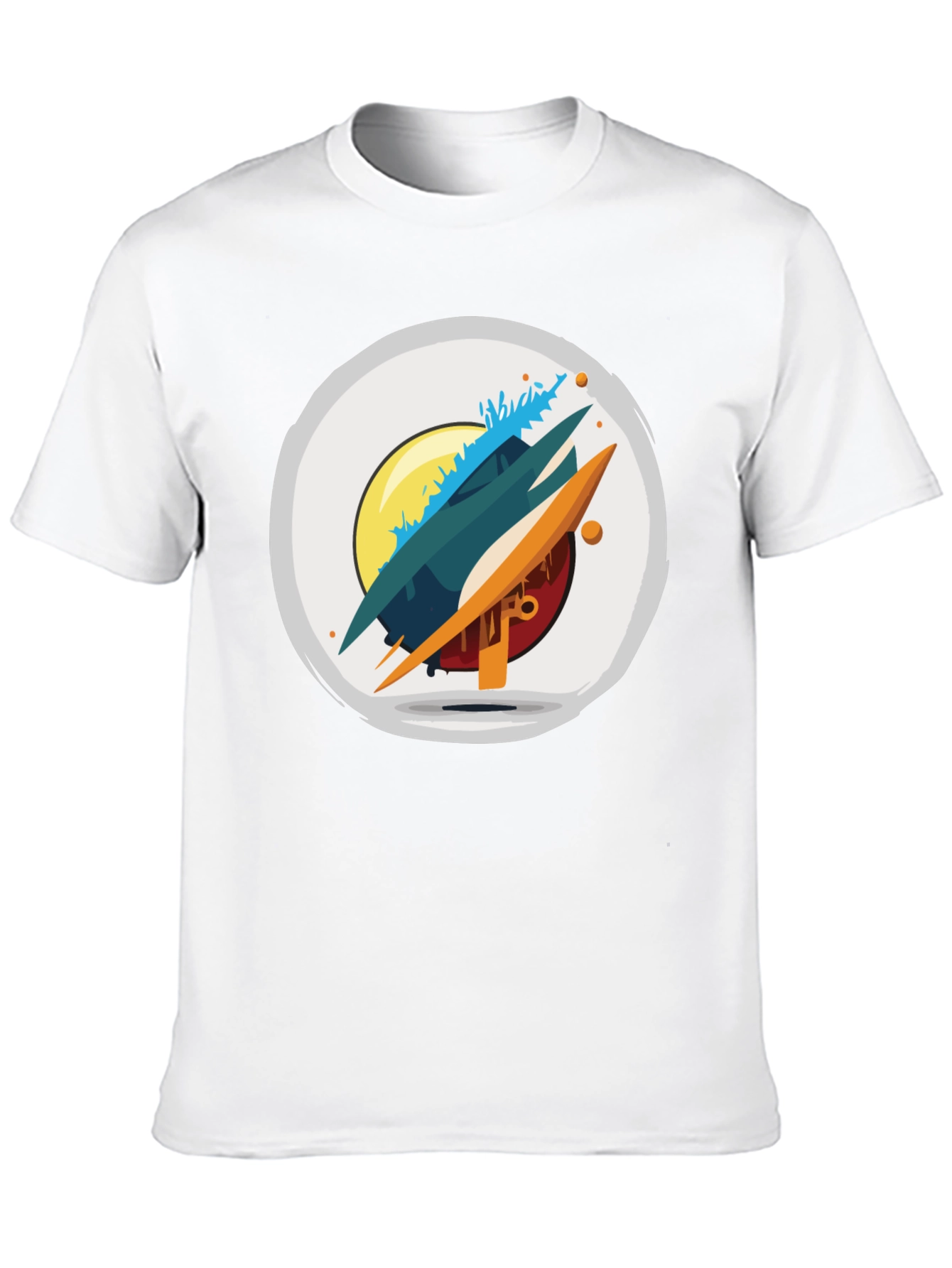 Abstract Graphic T-Shirt - Modern Art Tee