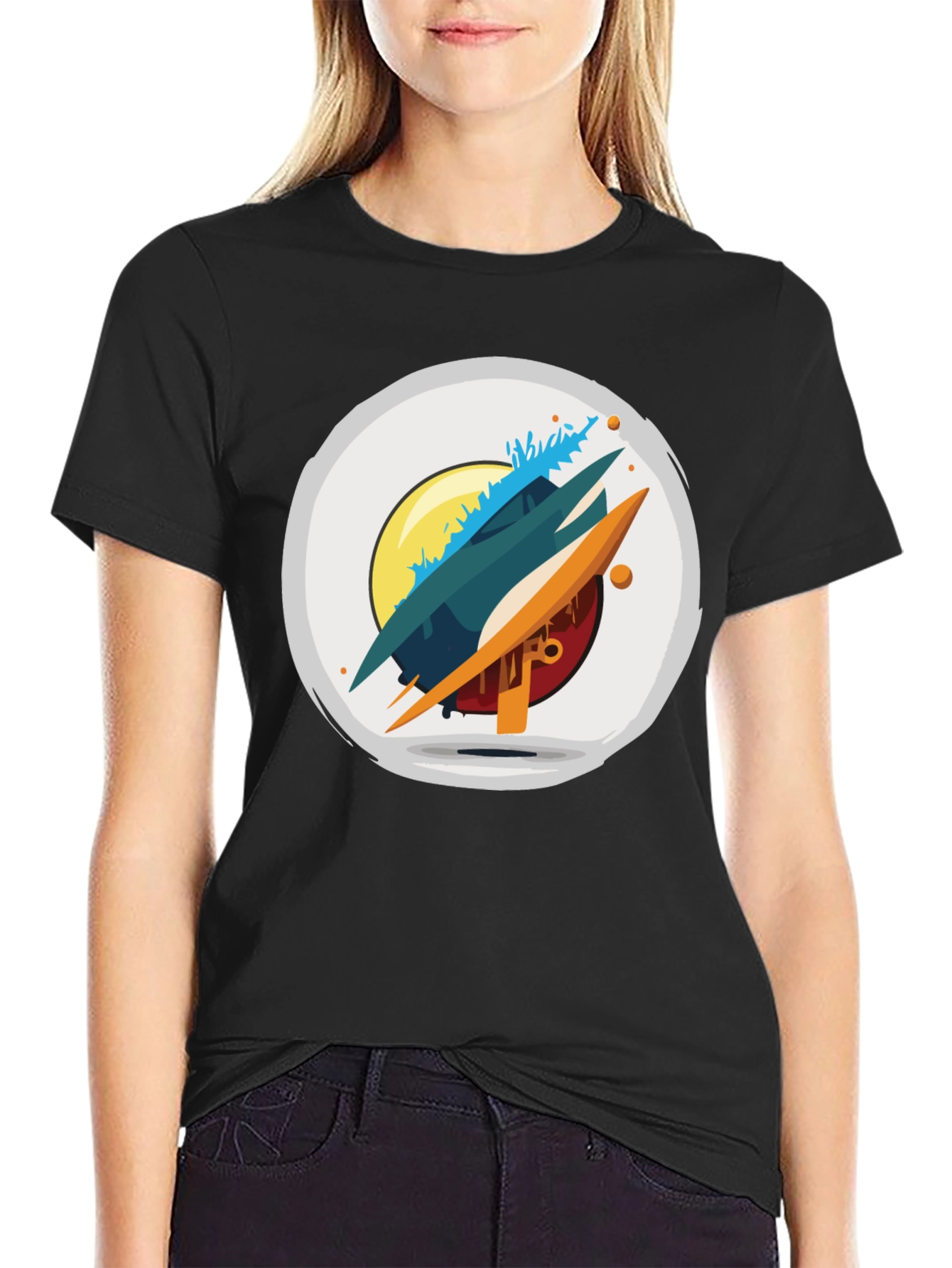 Abstract Graphic T-Shirt - Modern Art Tee