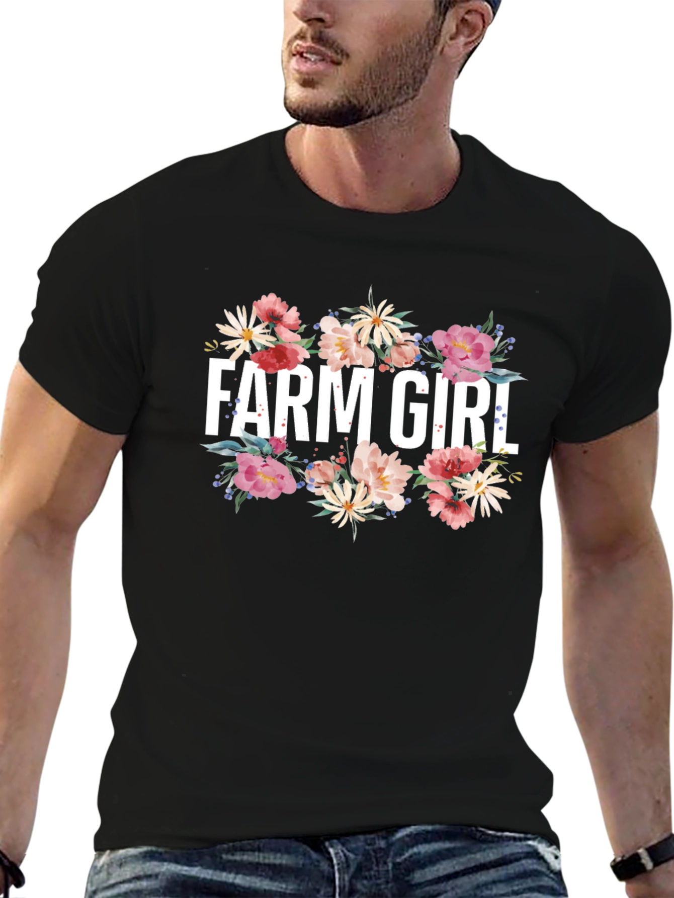 Farm Girl Floral Tee