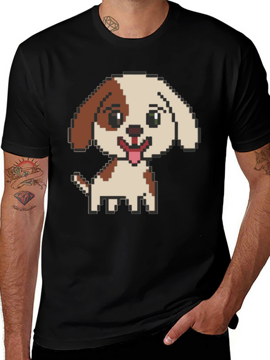 Pixel Art Puppy Graphic Tee