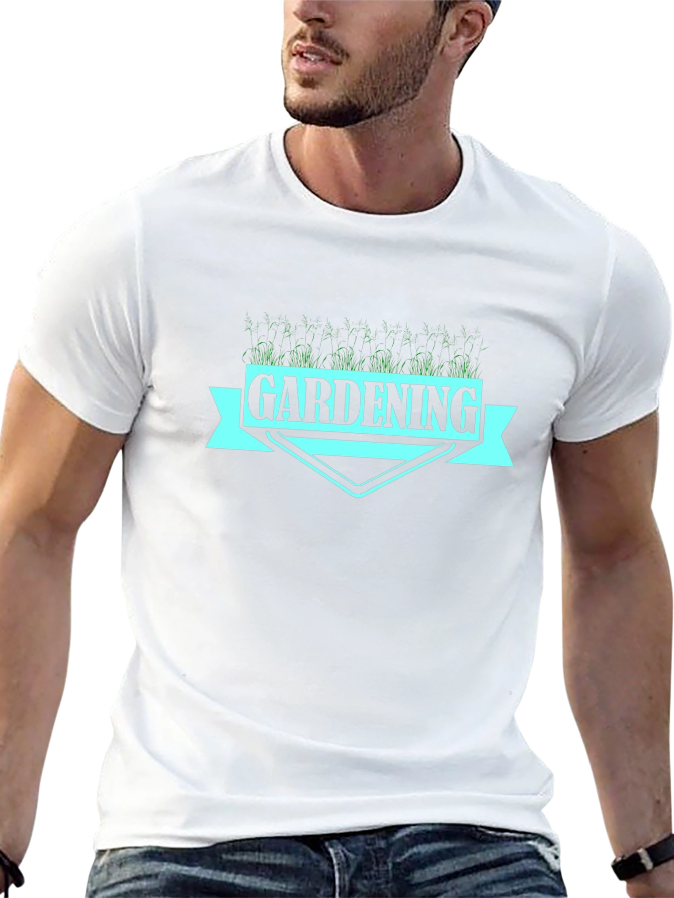 Gardening T-Shirt - Black Cotton Blend Tee