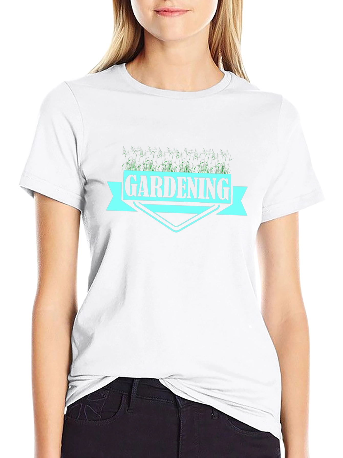 Gardening T-Shirt - Black Cotton Blend Tee