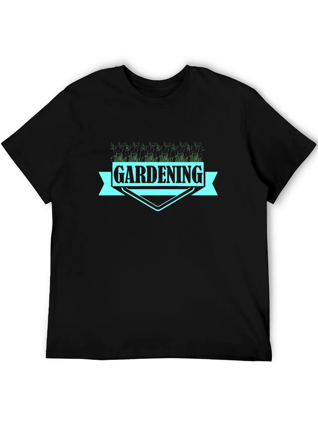Gardening T-Shirt - Black Cotton Blend Tee