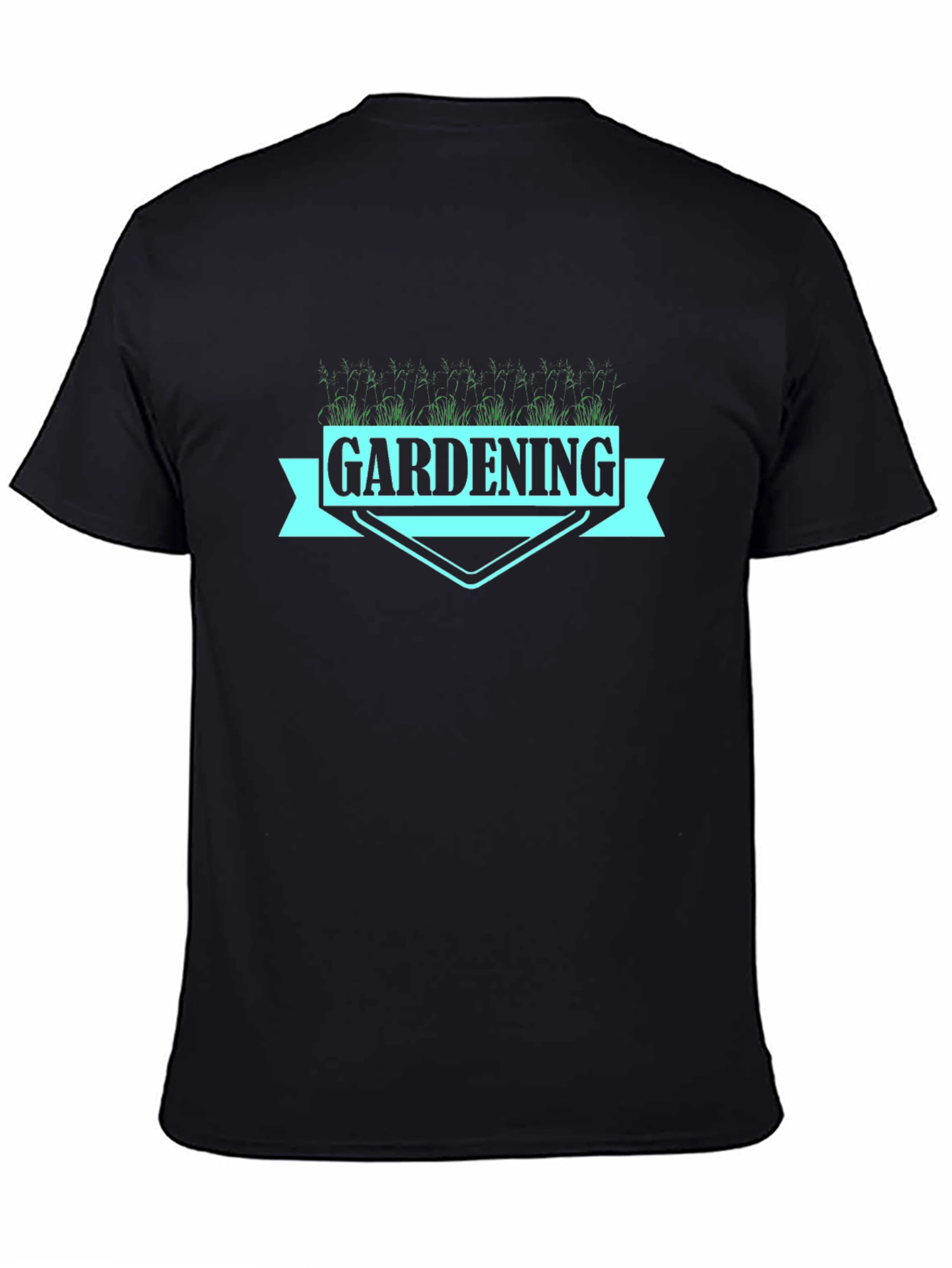 Gardening T-Shirt - Black Cotton Blend Tee