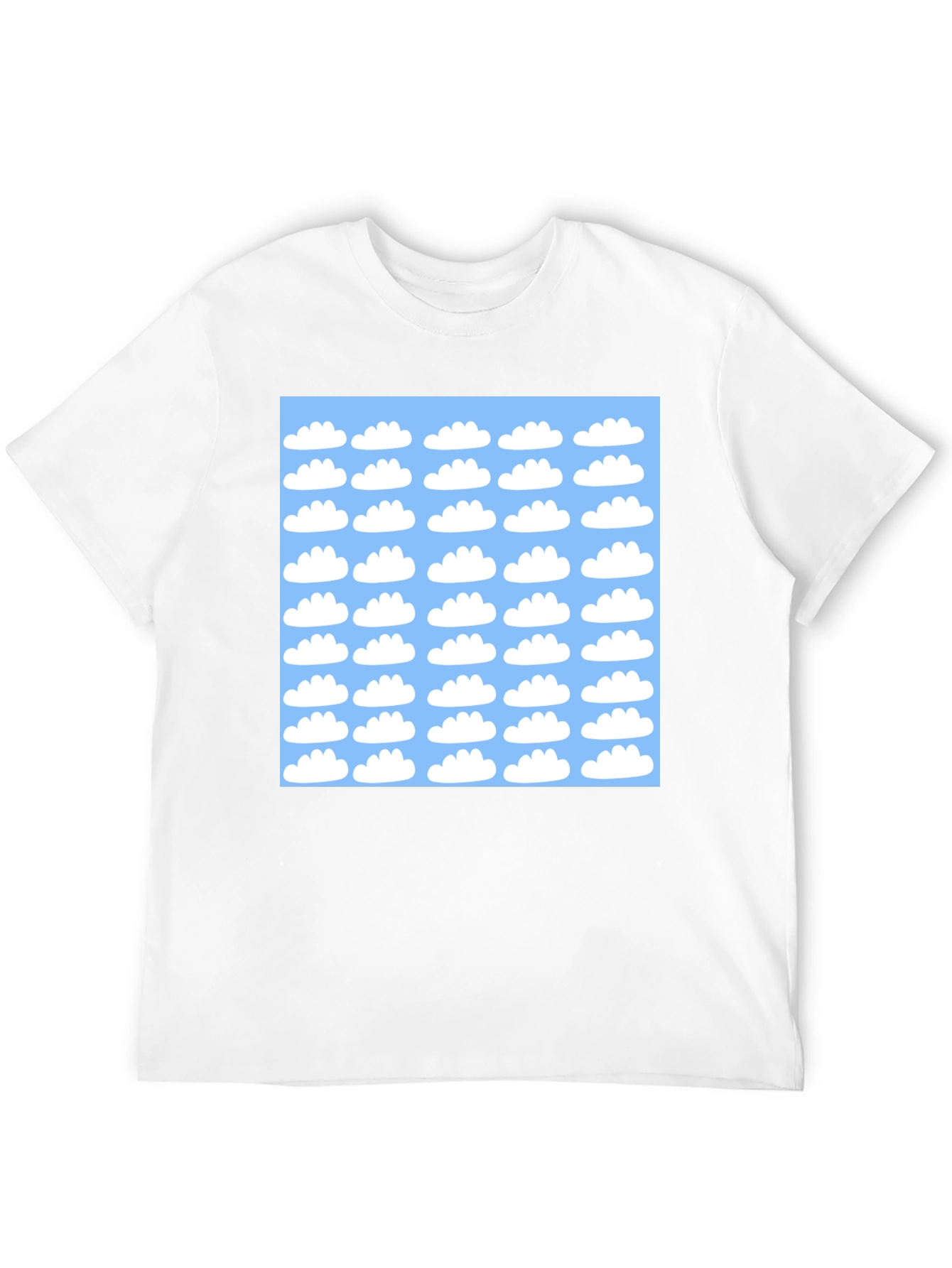 Sky Cloud Pattern T-Shirt