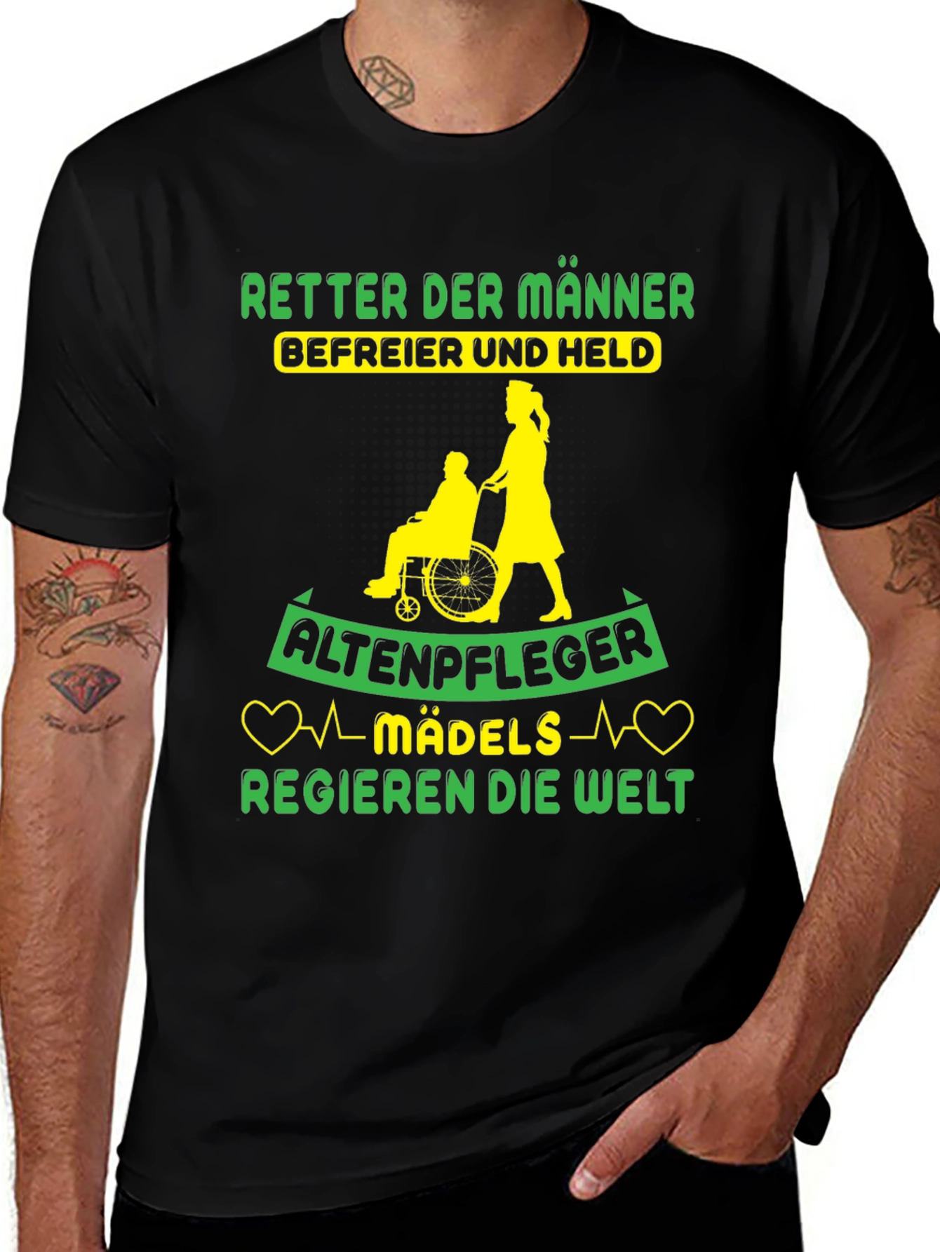 Altenpfleger Mädels Regieren T-Shirt