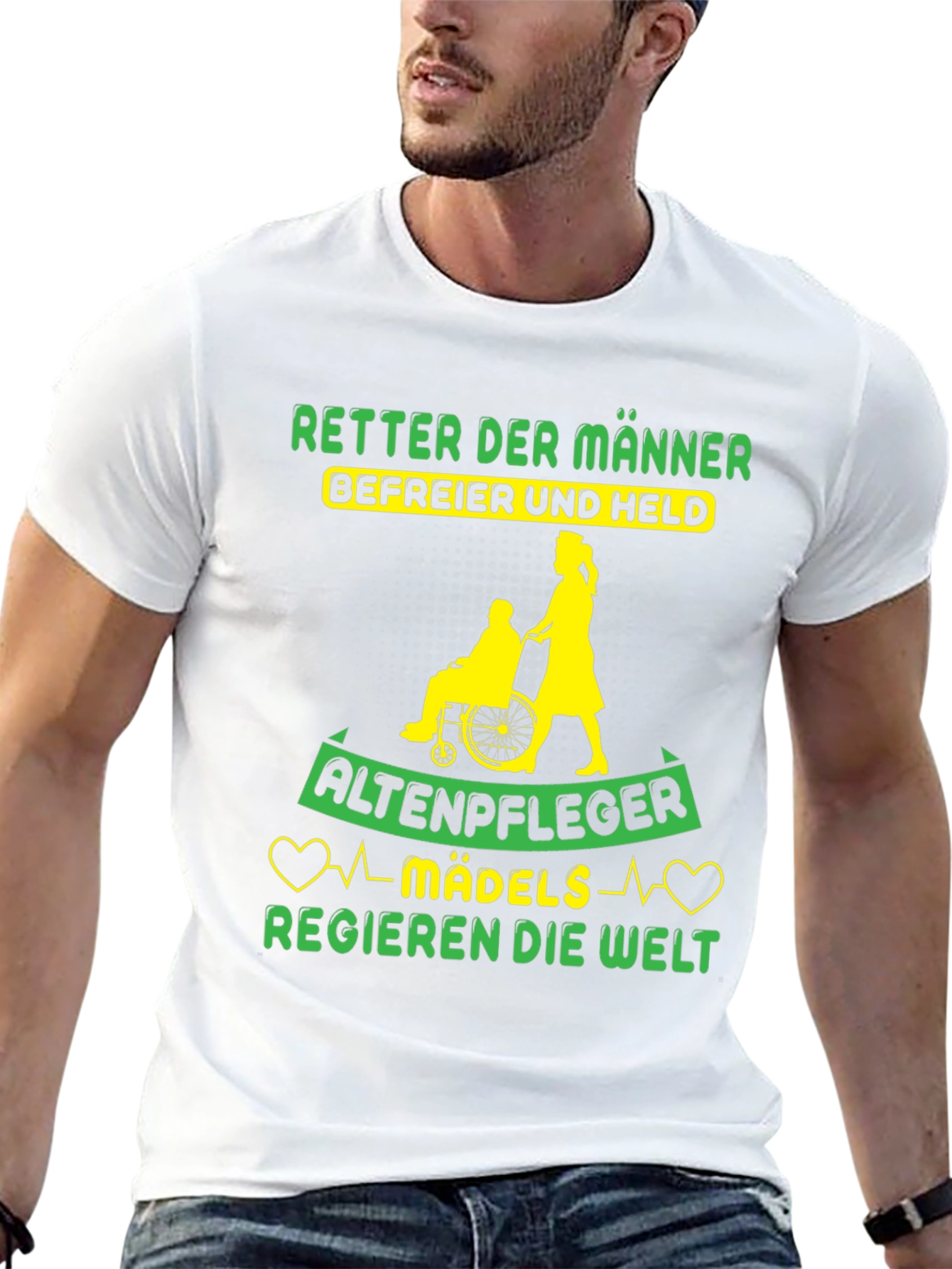 Altenpfleger Mädels Regieren T-Shirt