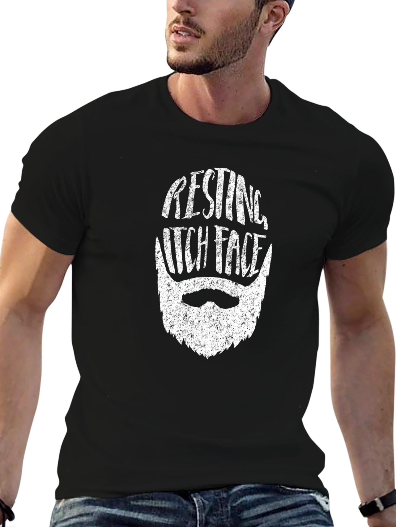 Resting Witch Face Black T-Shirt