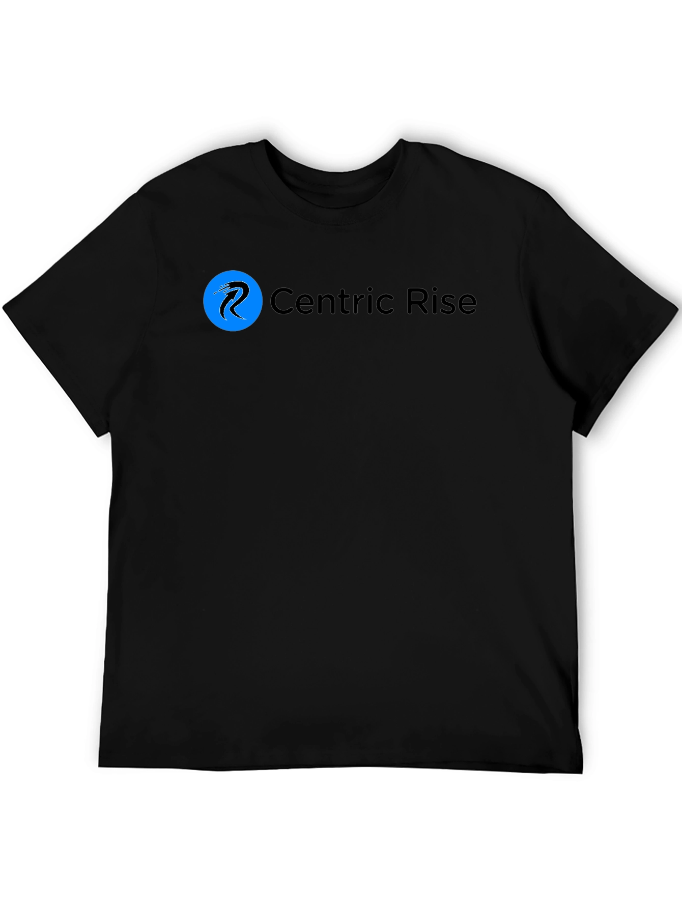 Centric Rise Black T-Shirt - Modern Casual Wear
