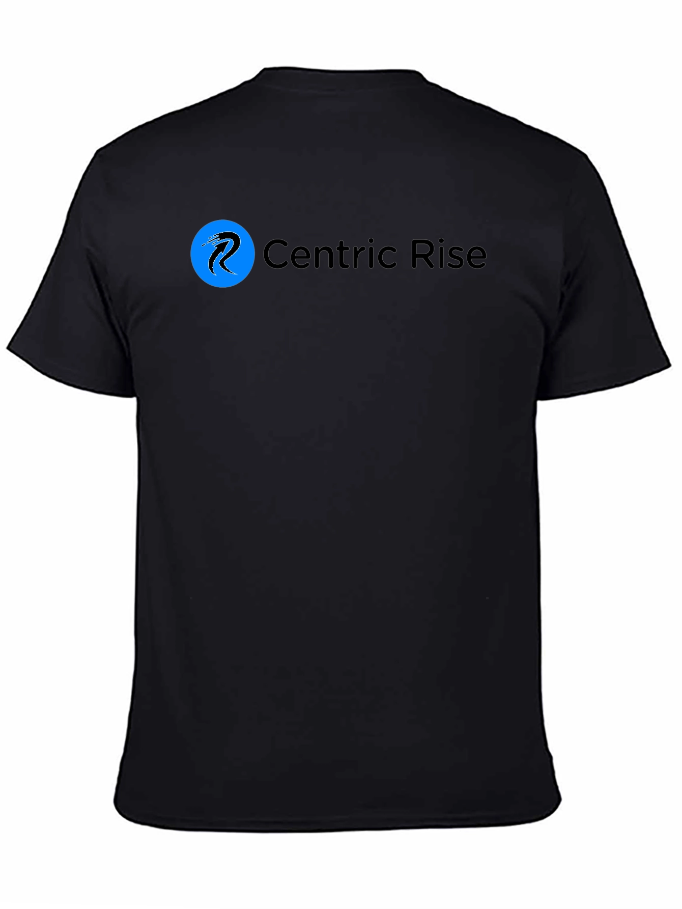 Centric Rise Black T-Shirt - Modern Casual Wear