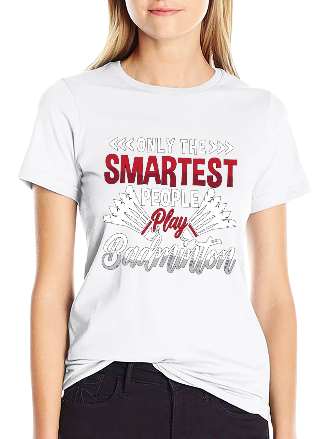 Smartest People Play Badminton T-Shirt