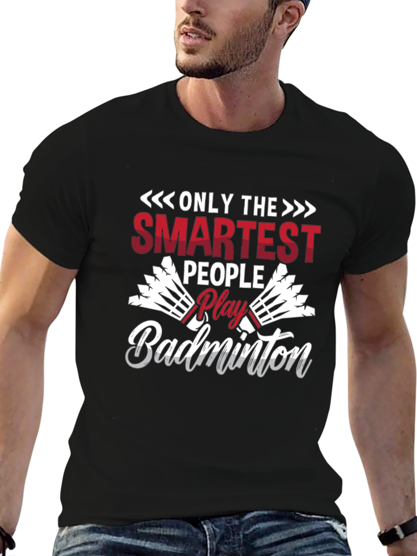 Smartest People Play Badminton T-Shirt