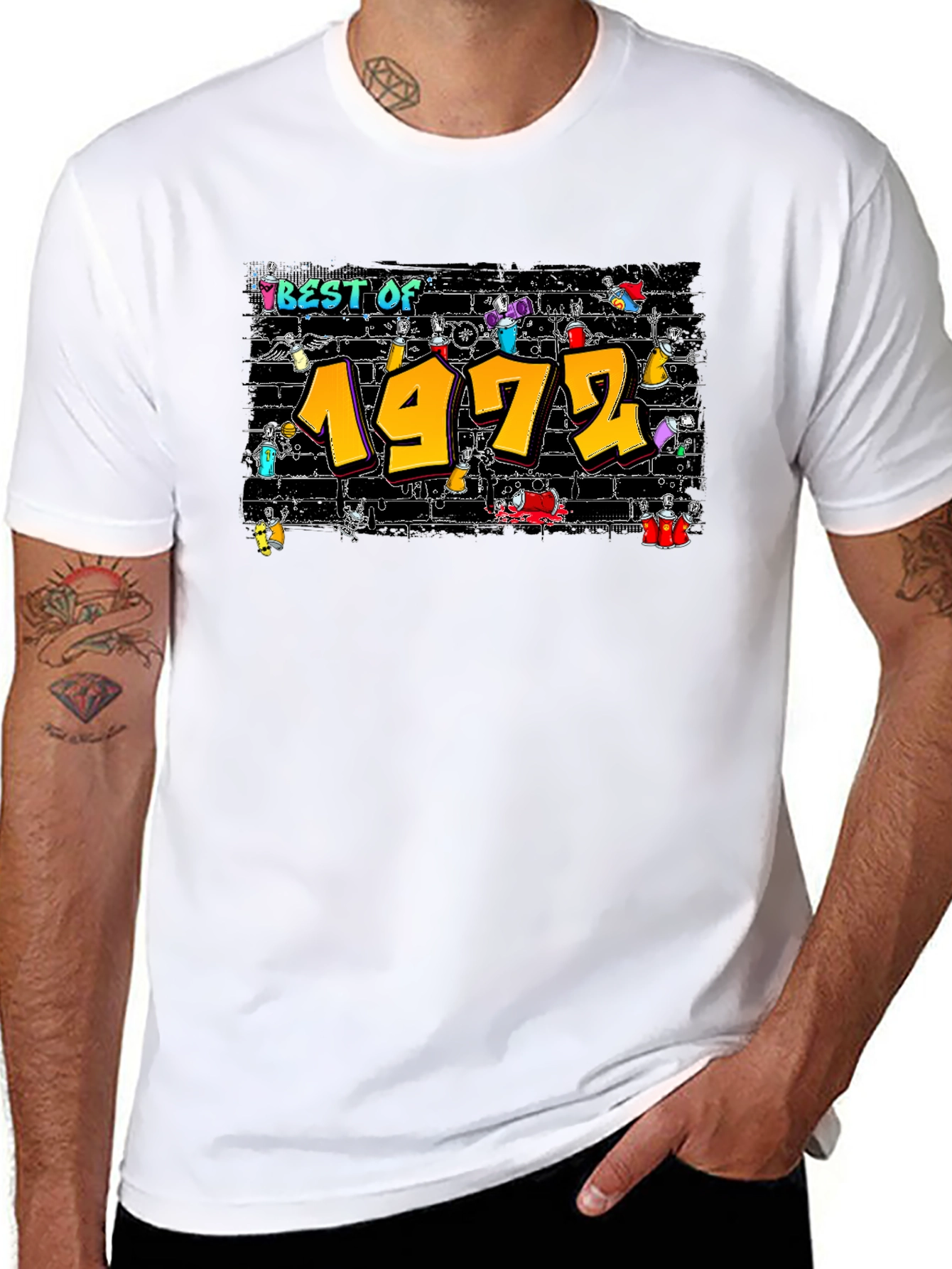 Best of 1972 Graffiti Style T-Shirt