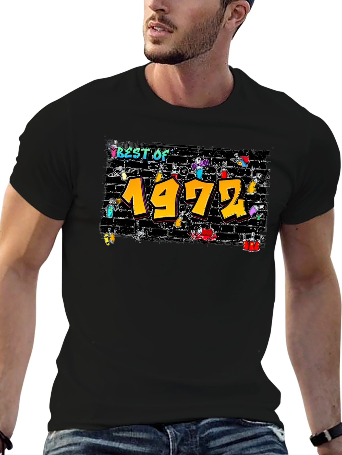 Best of 1972 Graffiti Style T-Shirt