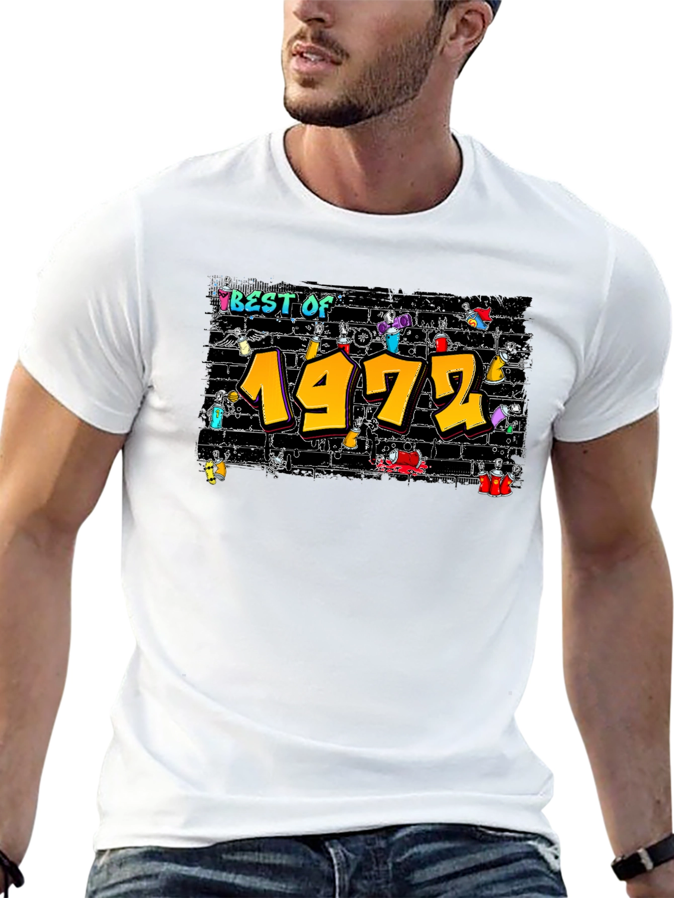 Best of 1972 Graffiti Style T-Shirt