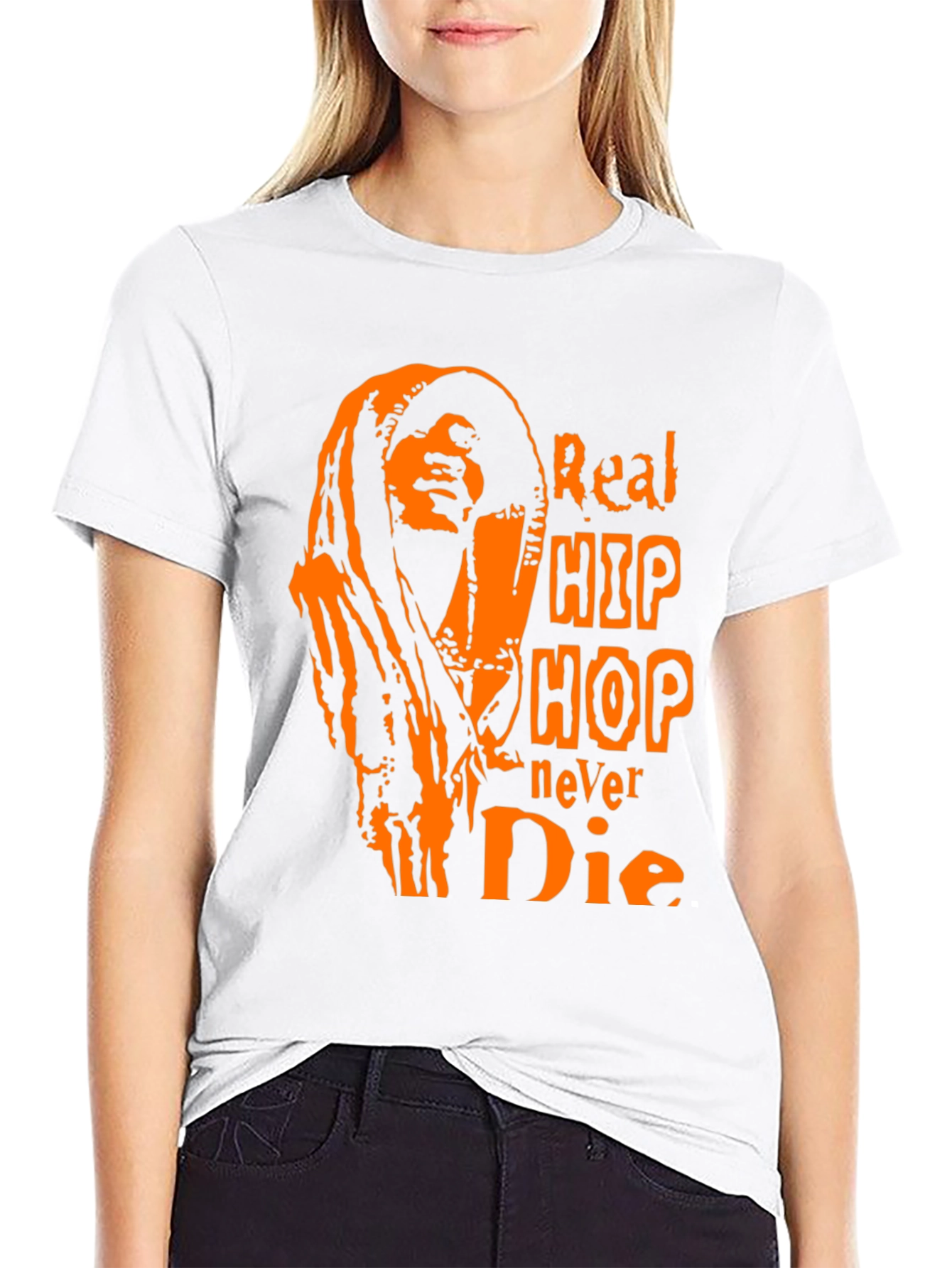 Real Hip Hop Never Die Graphic Tee
