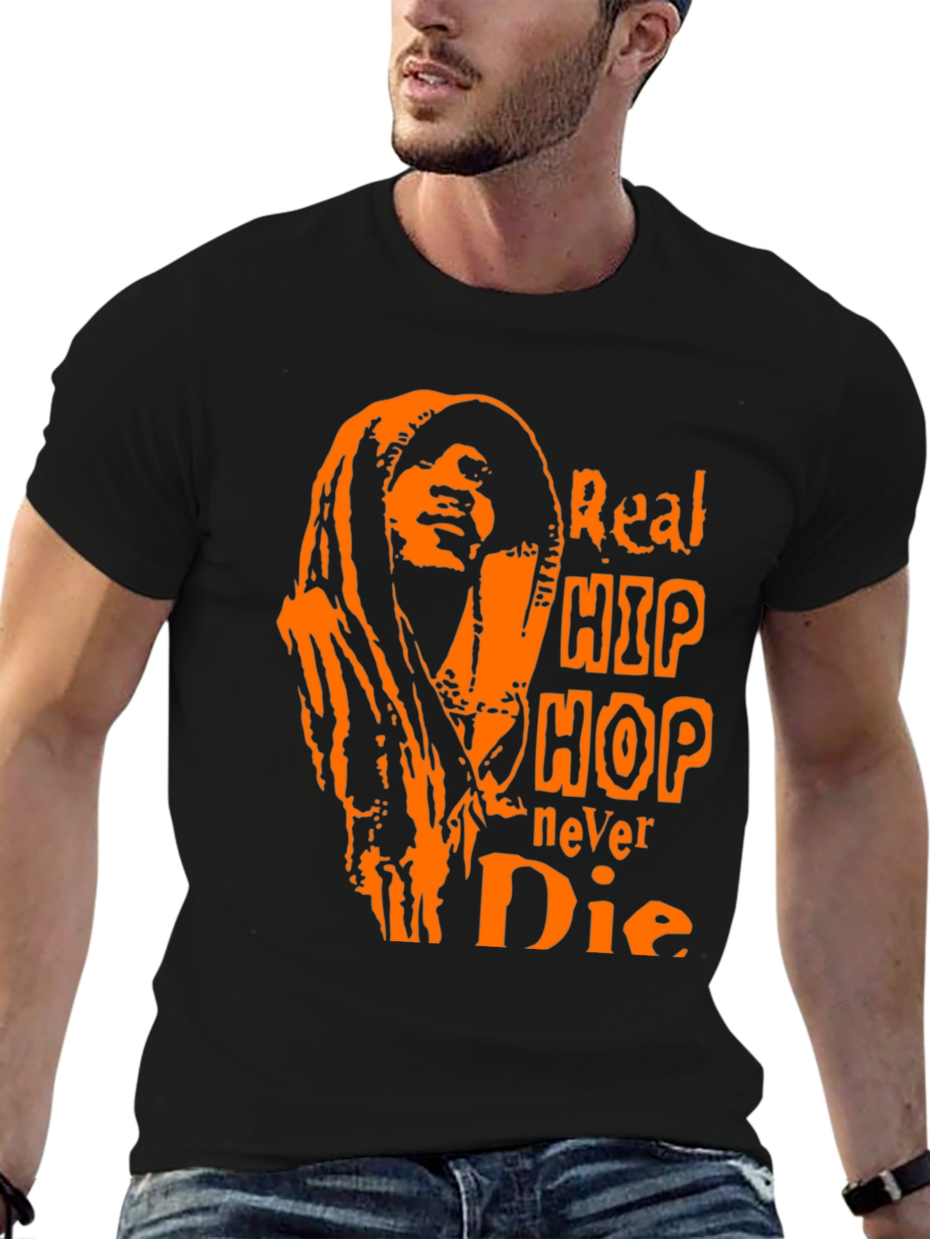 Real Hip Hop Never Die Graphic Tee