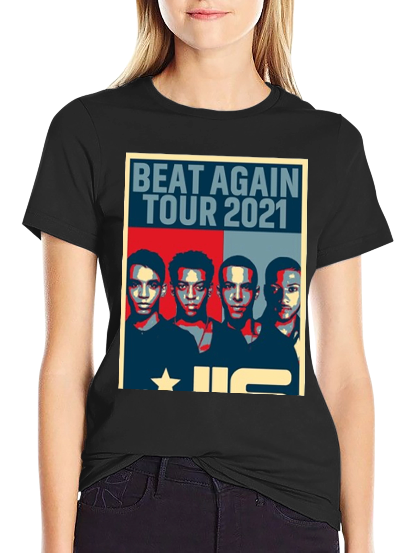 Beat Again Tour 2021 Black T-Shirt