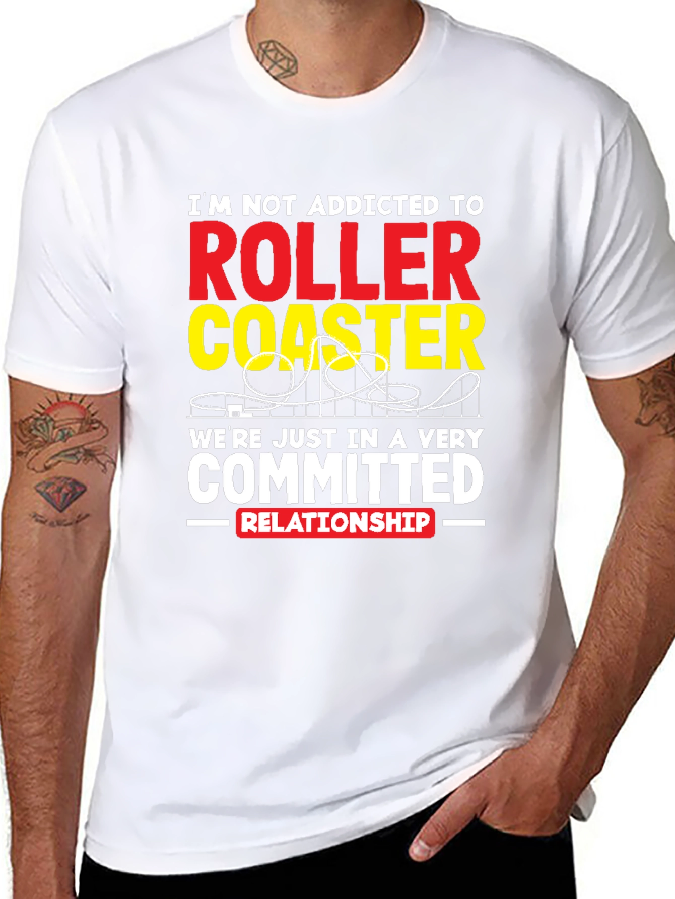 Roller Coaster Committed Relationship T-Shirt