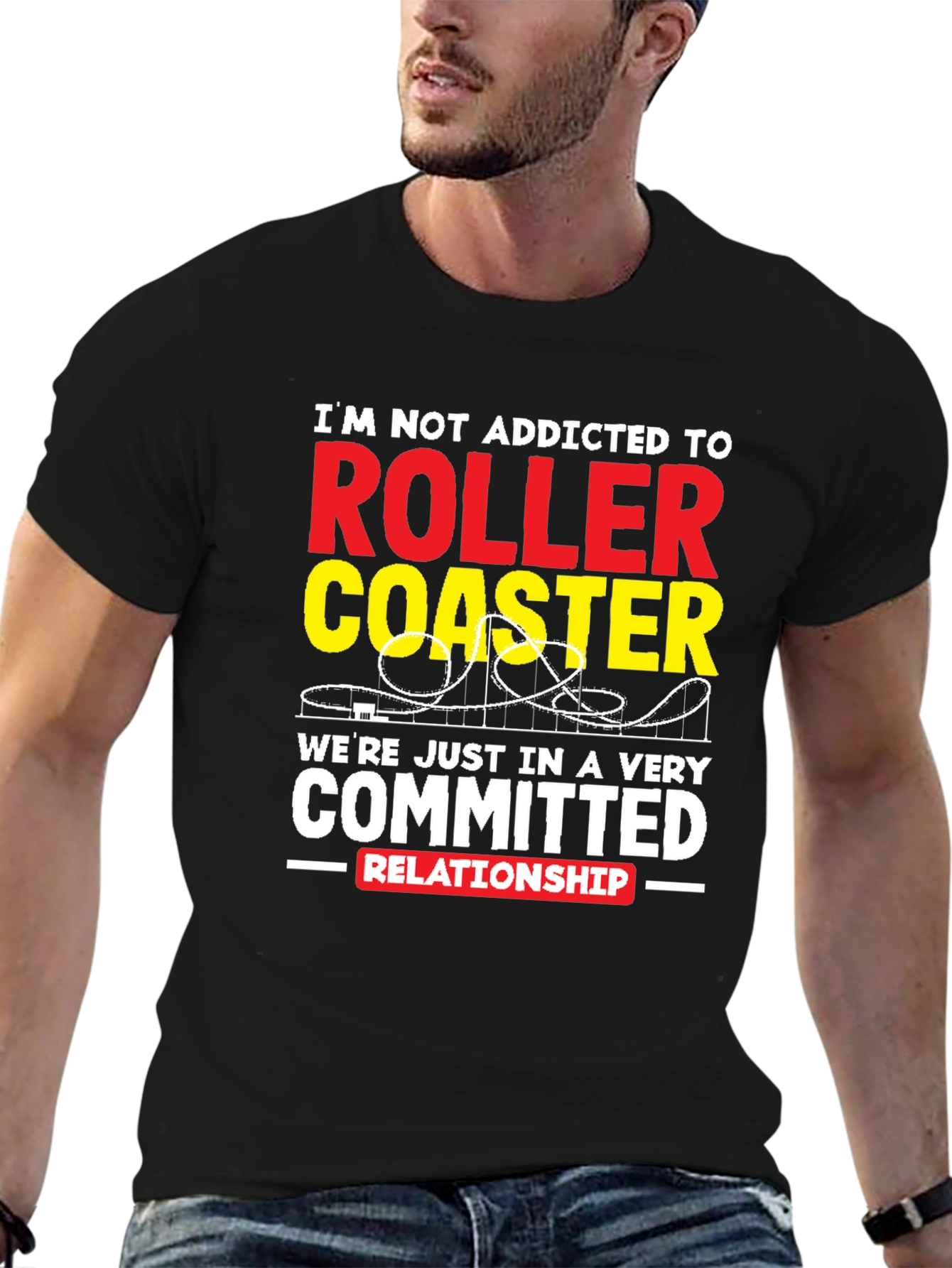 Roller Coaster Committed Relationship T-Shirt