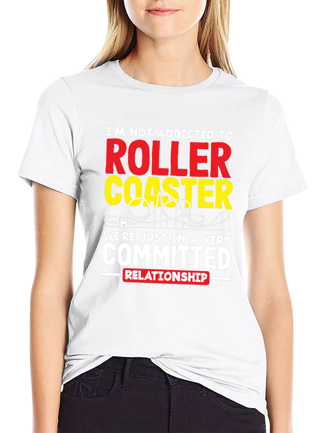 Roller Coaster Committed Relationship T-Shirt