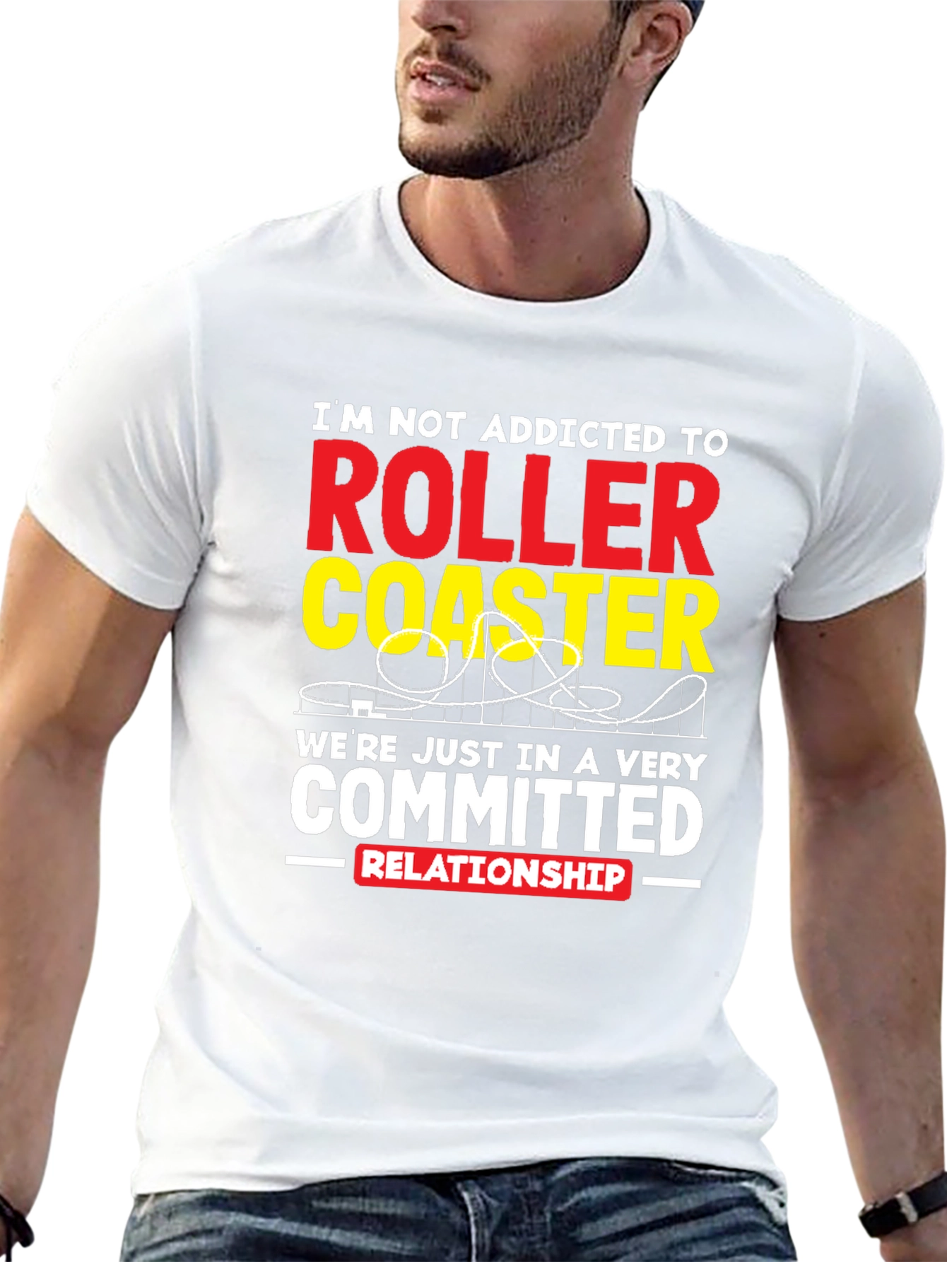 Roller Coaster Committed Relationship T-Shirt