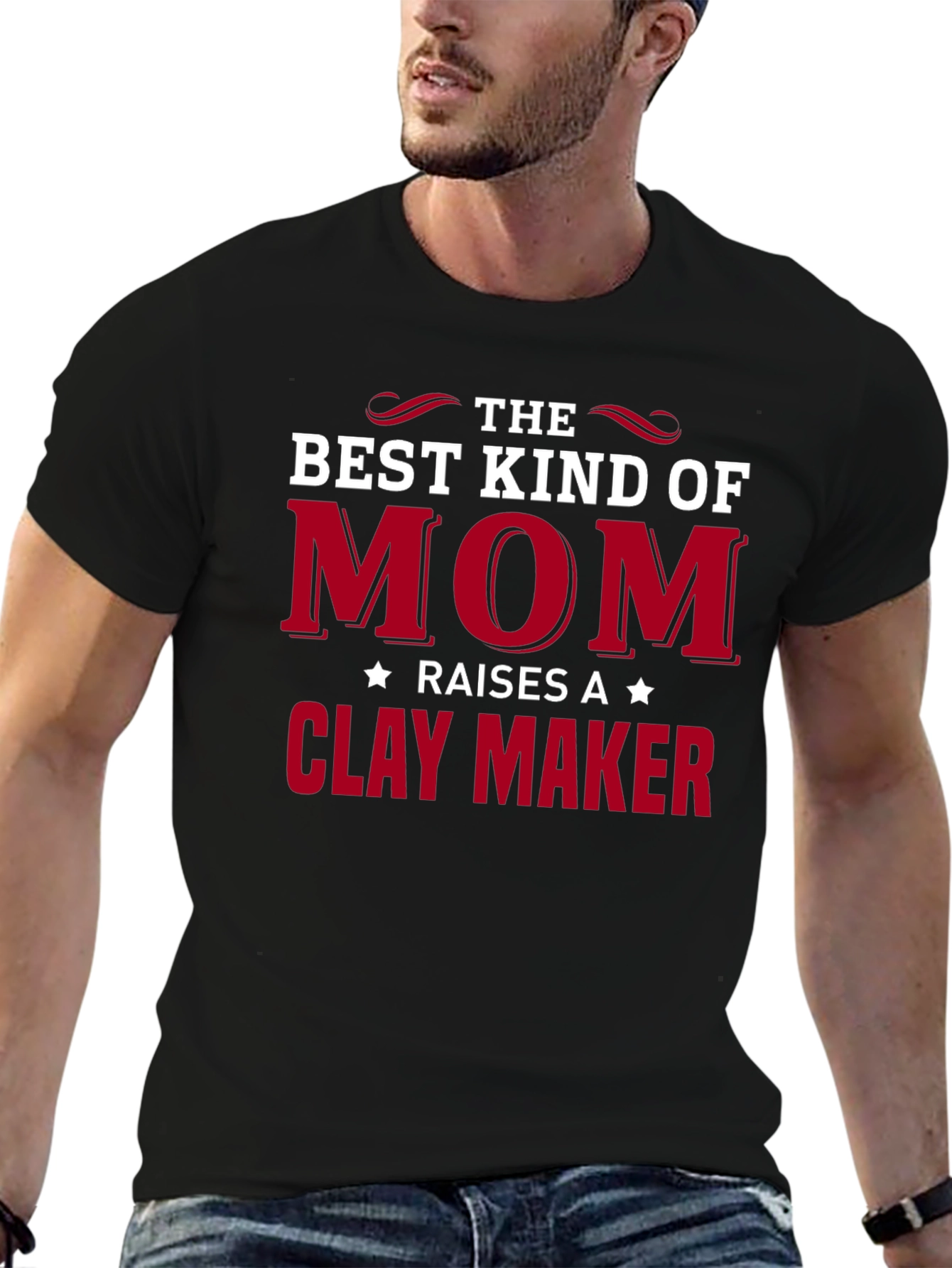 Best Kind of Mom T-Shirt - Clay Maker Design
